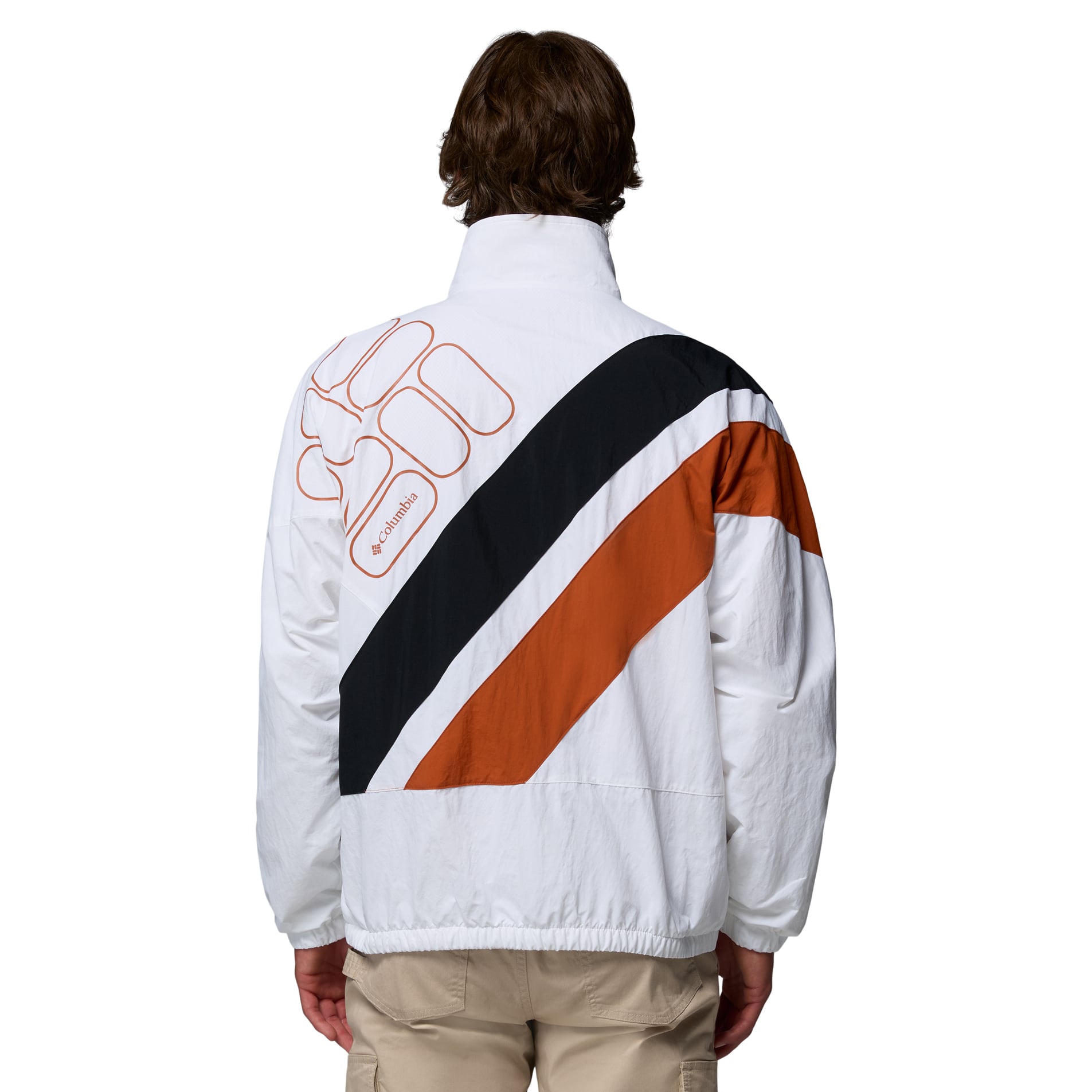 Veste coupe-vent zippée intégrale Columbia Texas Longhorns Reventure Omni-Shield pour homme