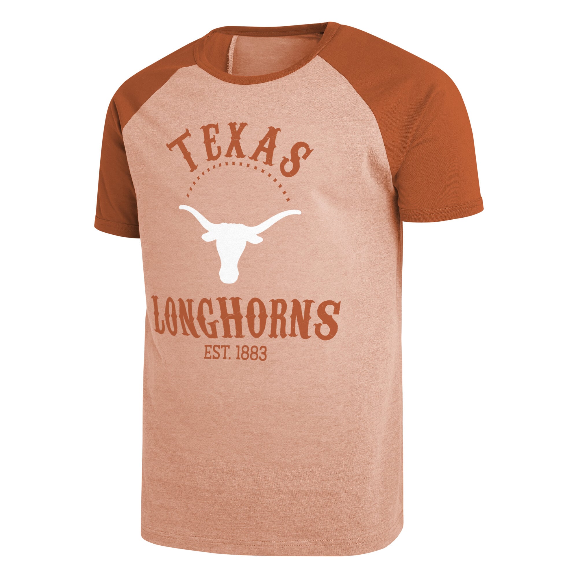 Collection Darius Rucker pour homme par Fanatics, t-shirt raglan Texas Longhorns orange du