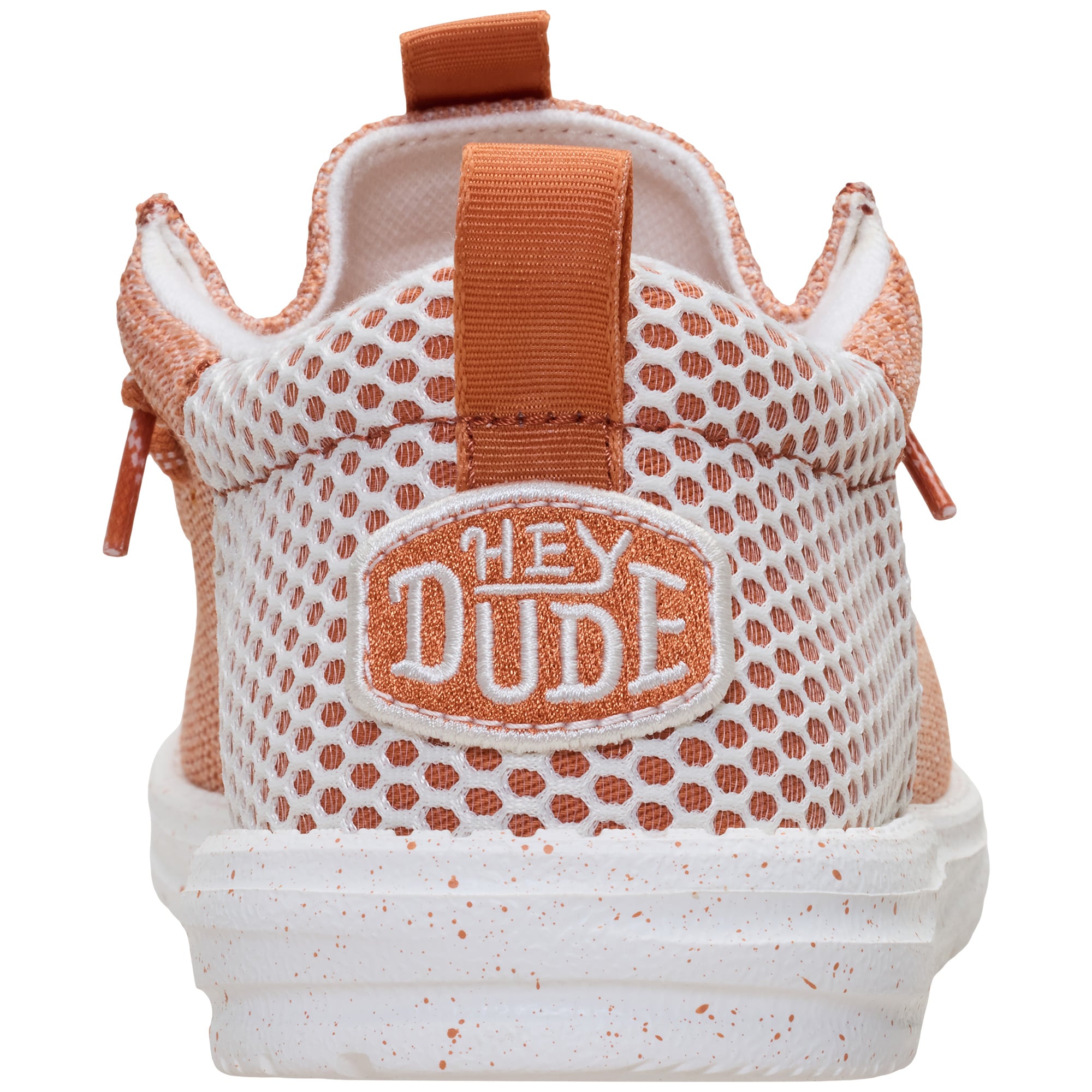 Men's Hey Dude Texas Orange Longhorns Wally Stretch Sox Shoes
