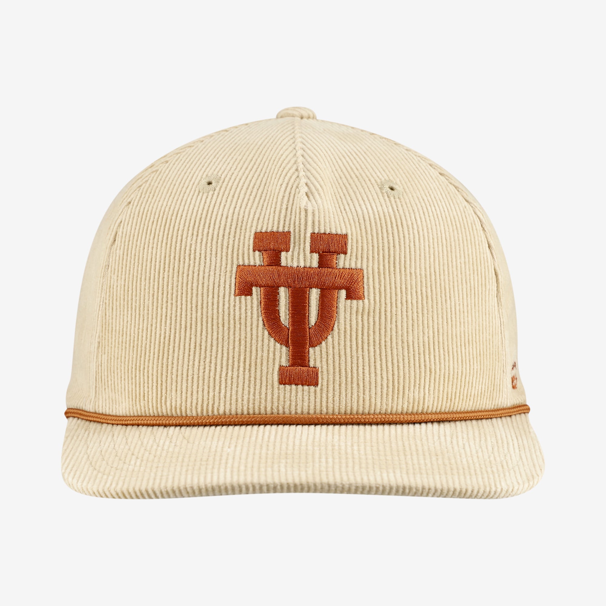 Casquette ajustable Homefield Texas Orange Longhorns Bevo en velours côtelé