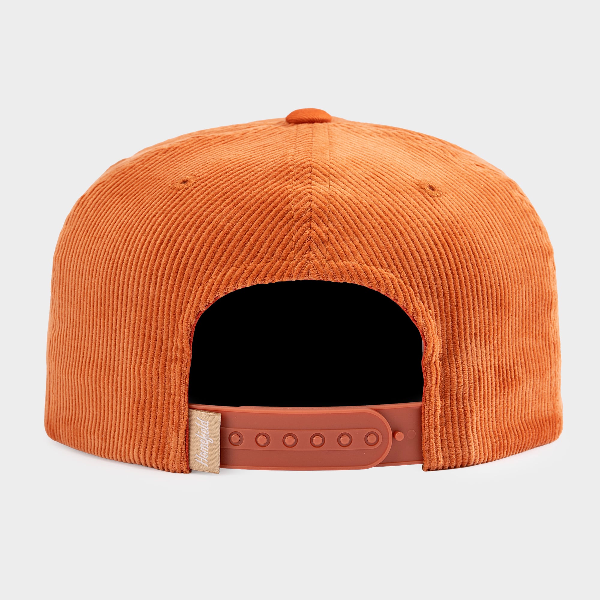 Casquette ajustable Homefield Texas Orange Texas Longhorns rétro en velours côtelé avec logo, pour homme