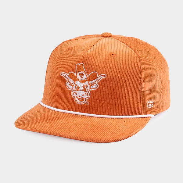 Men’s Homefield Texas Orange Texas Longhorns Scowling Bevo Corduroy Adjustable Hat