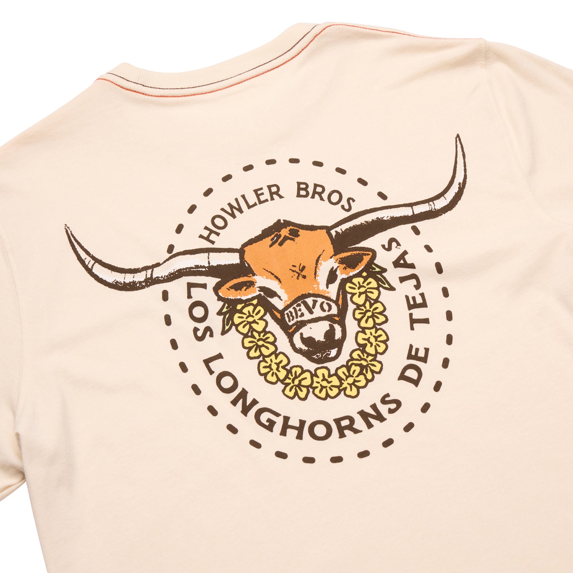 Men's Howler Brothers Natural Texas Longhorns Graphic T-Shirt