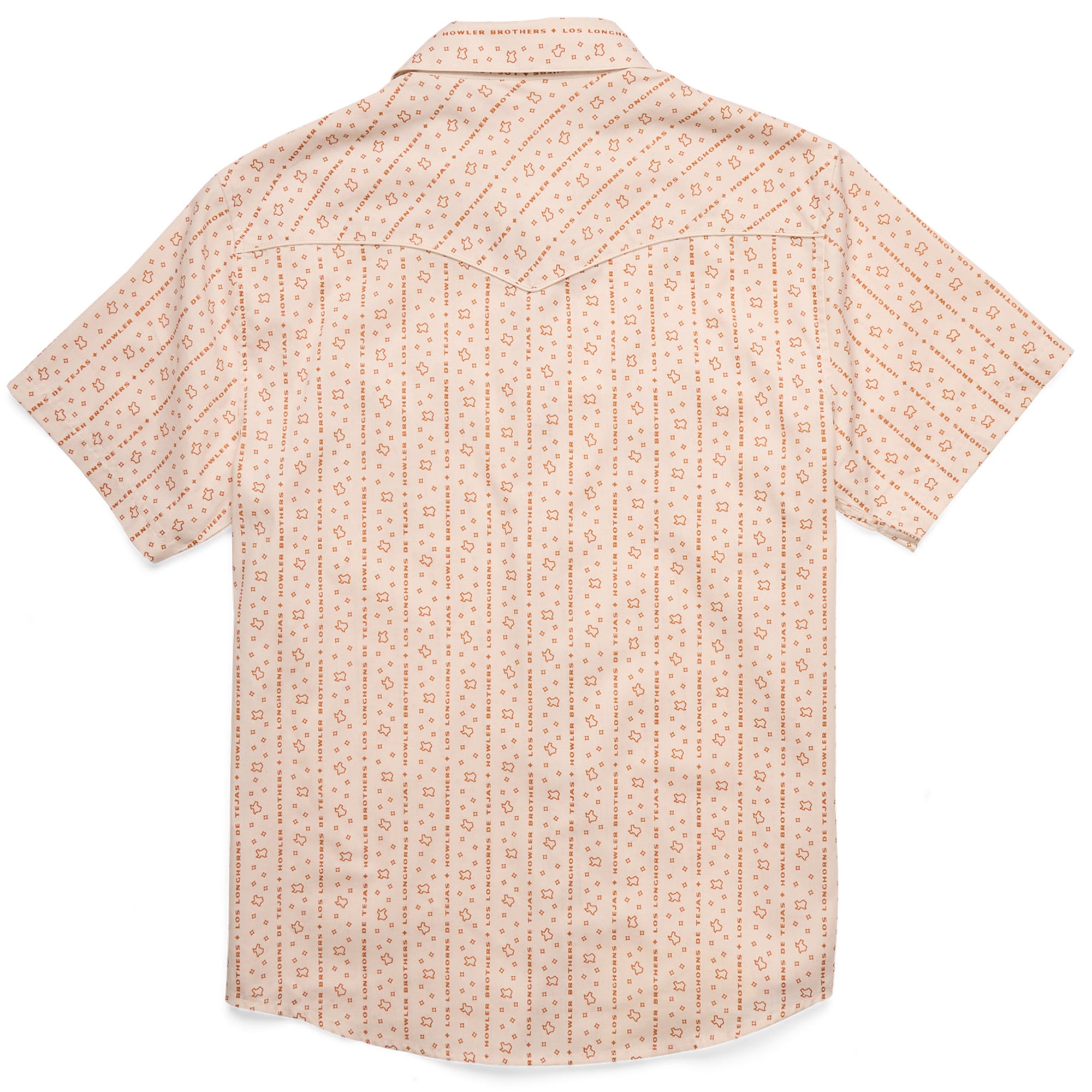 Chemise à boutons Howler Brothers Natural Texas Longhorns pour homme