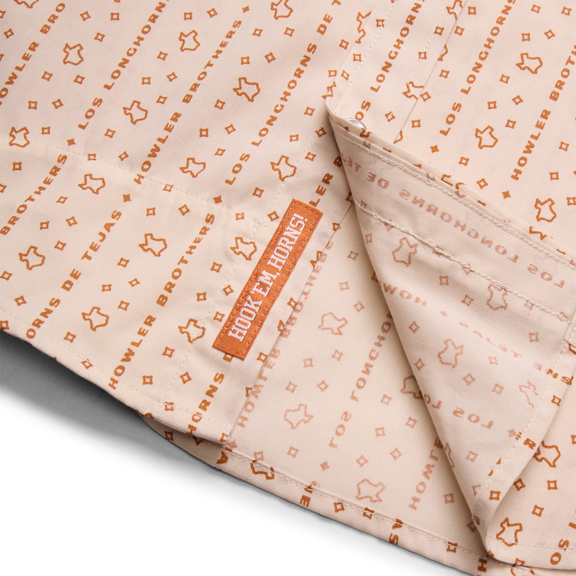 Chemise à boutons Howler Brothers Natural Texas Longhorns pour homme