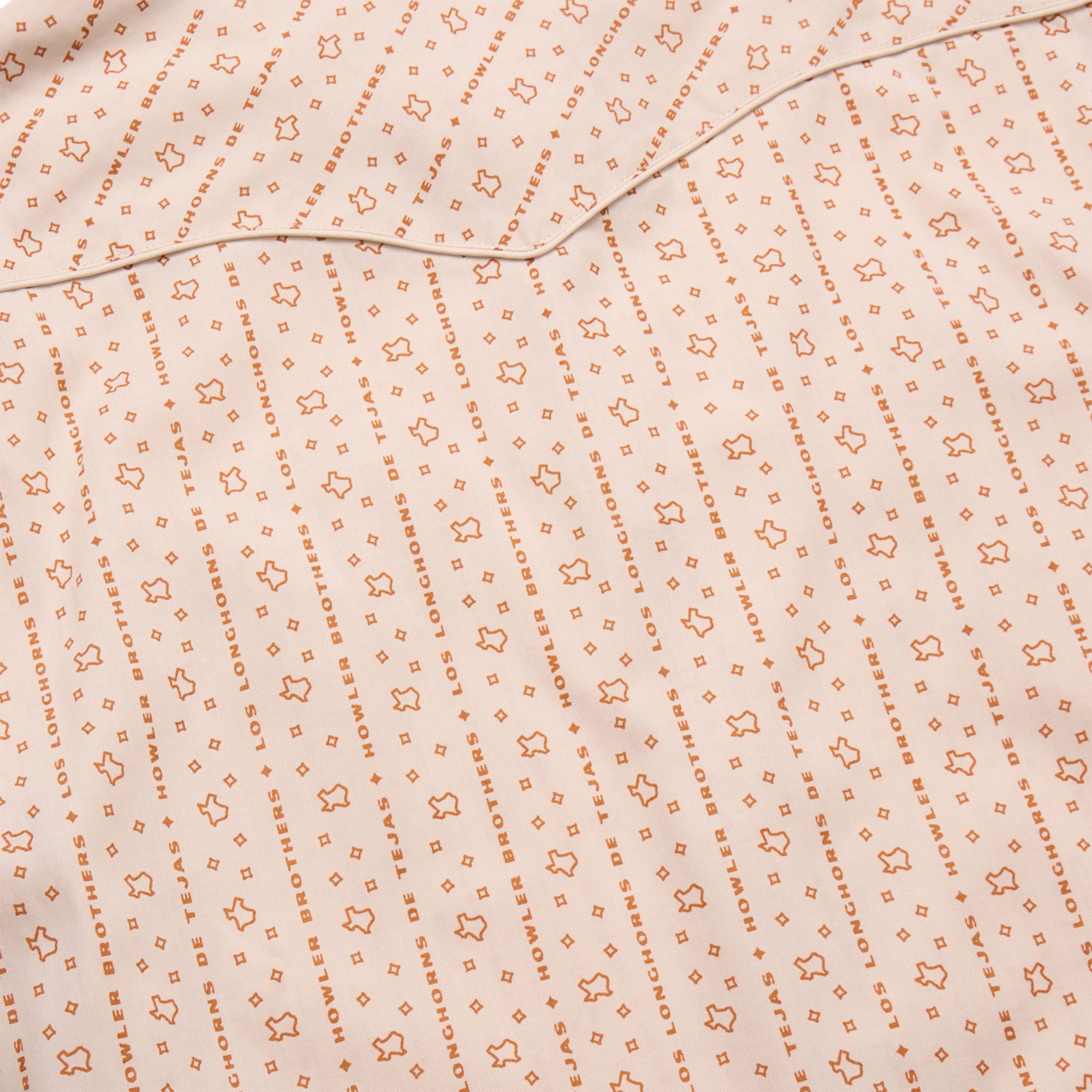 Chemise à boutons Howler Brothers Natural Texas Longhorns pour homme