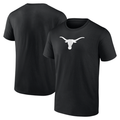 Texas Longhorns Logo Athletic Primary Logo T-Shirt - Black