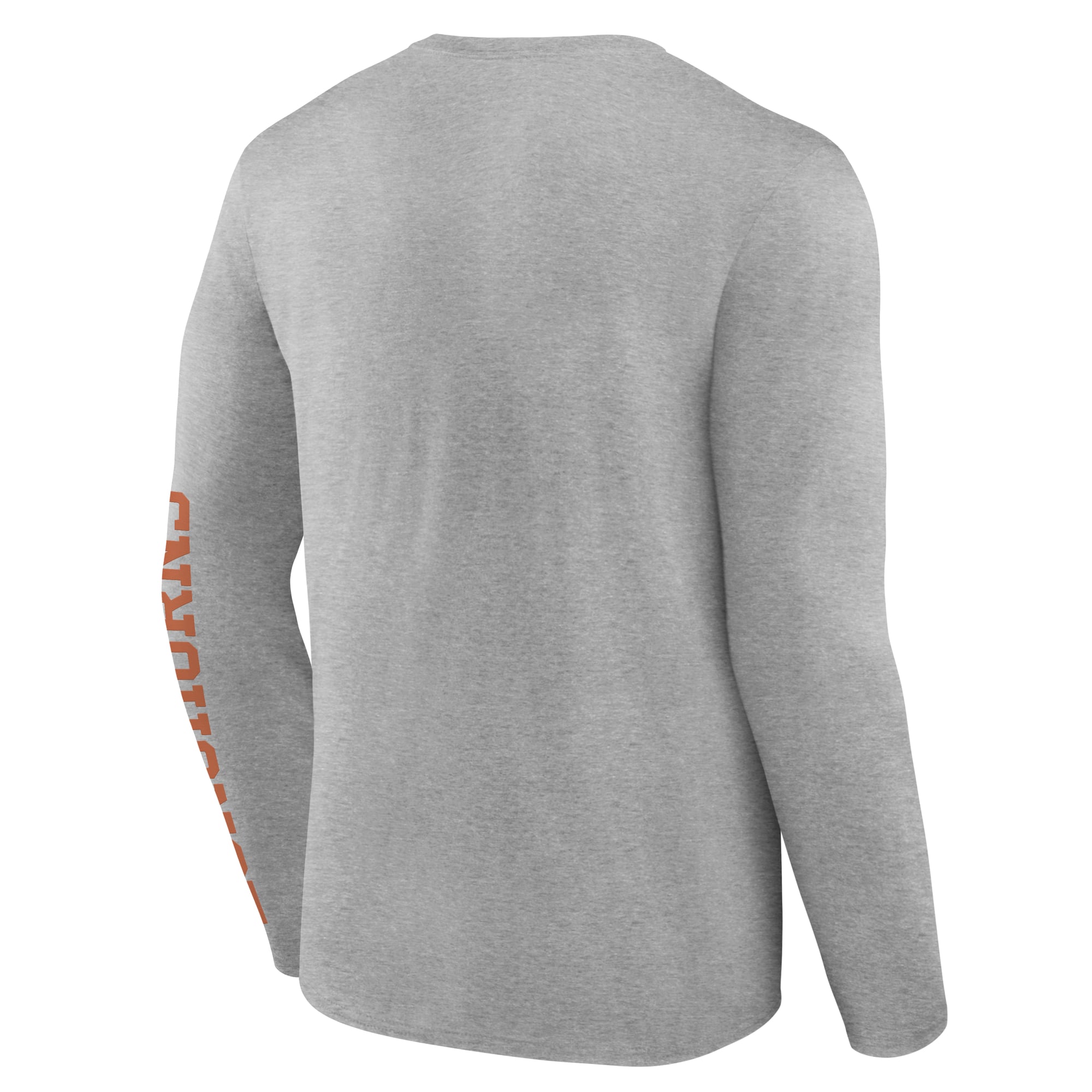 Men's Logo Athletic Heather Gray Texas Longhorns Primary Long Sleeve T-Shirt
