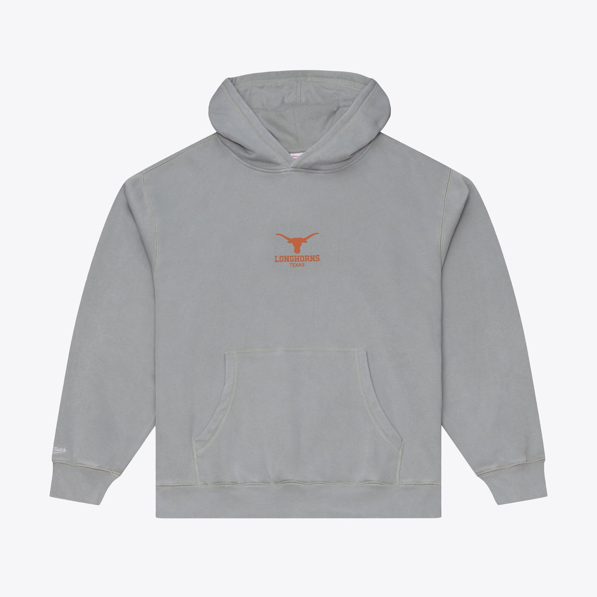 Men's Mitchell & Ness Gray Texas Longhorns Core Icon Fleece Hoodie