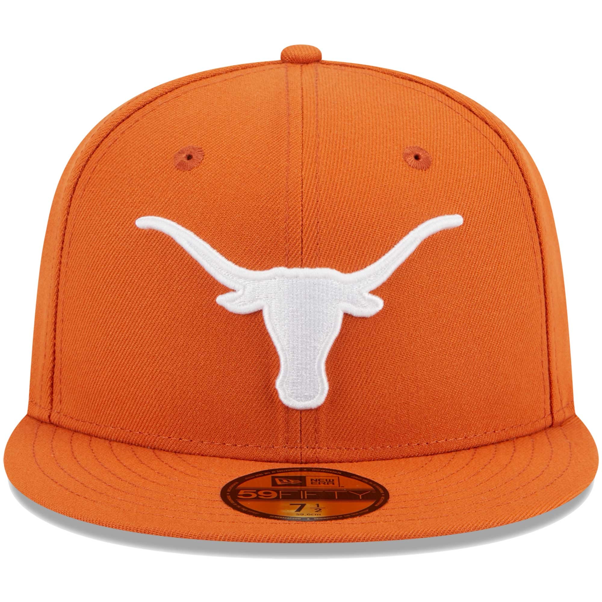 Men's New Era Burnt Orange Texas Longhorns 59FIFTY Fitted Hat