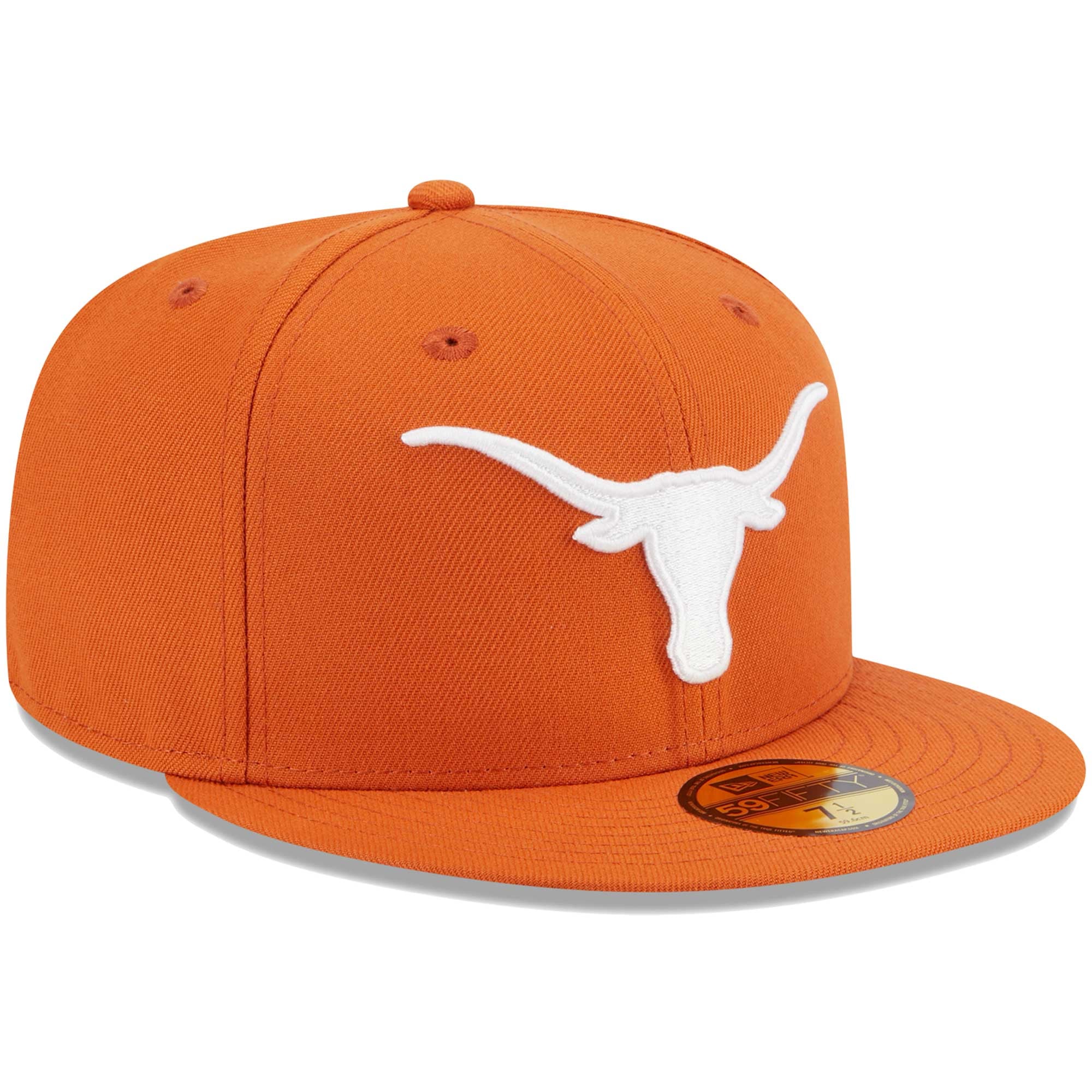 Men's New Era Burnt Orange Texas Longhorns 59FIFTY Fitted Hat