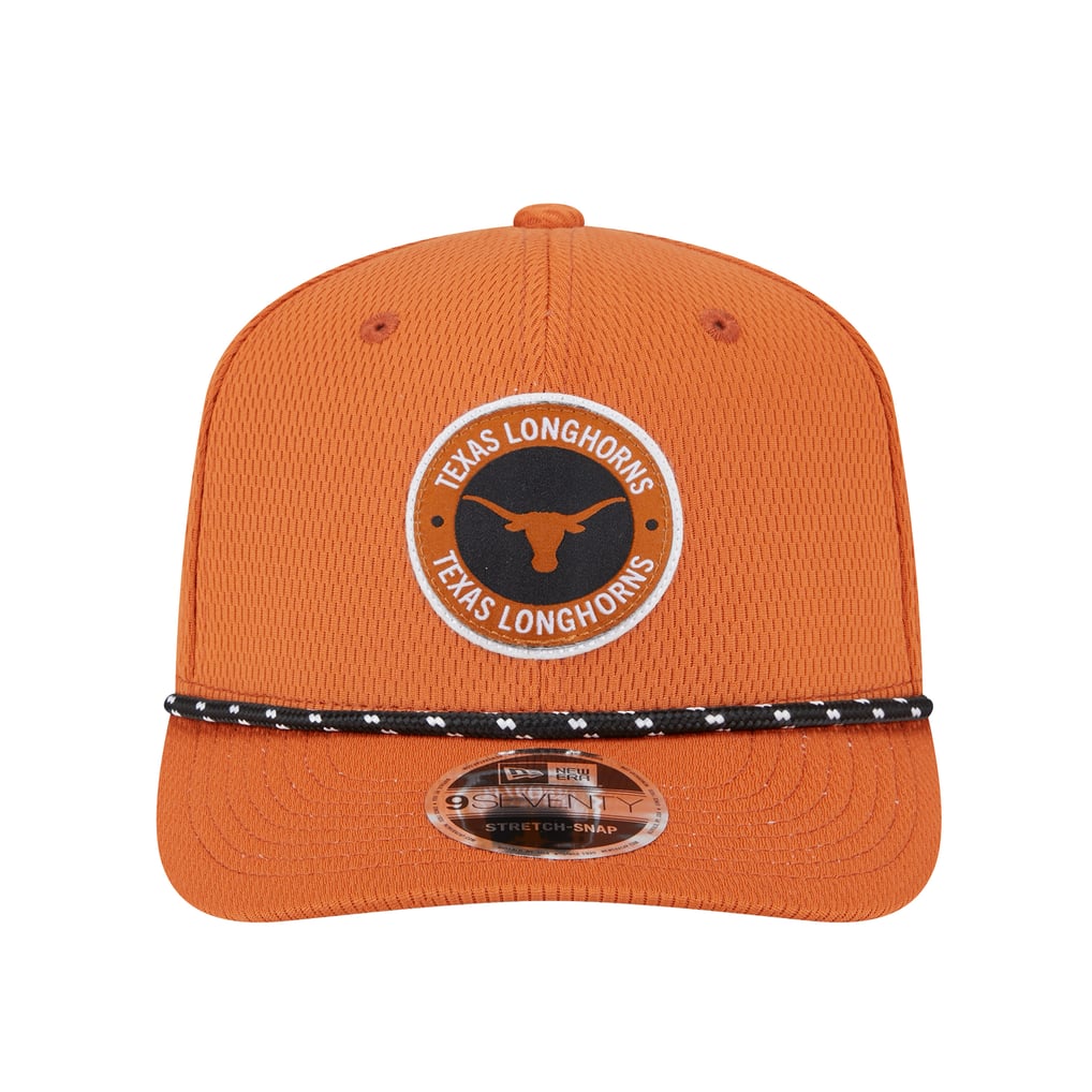 Men's New Era Texas Orange Texas Longhorns COOLERA 9SEVENTY Rope ...
