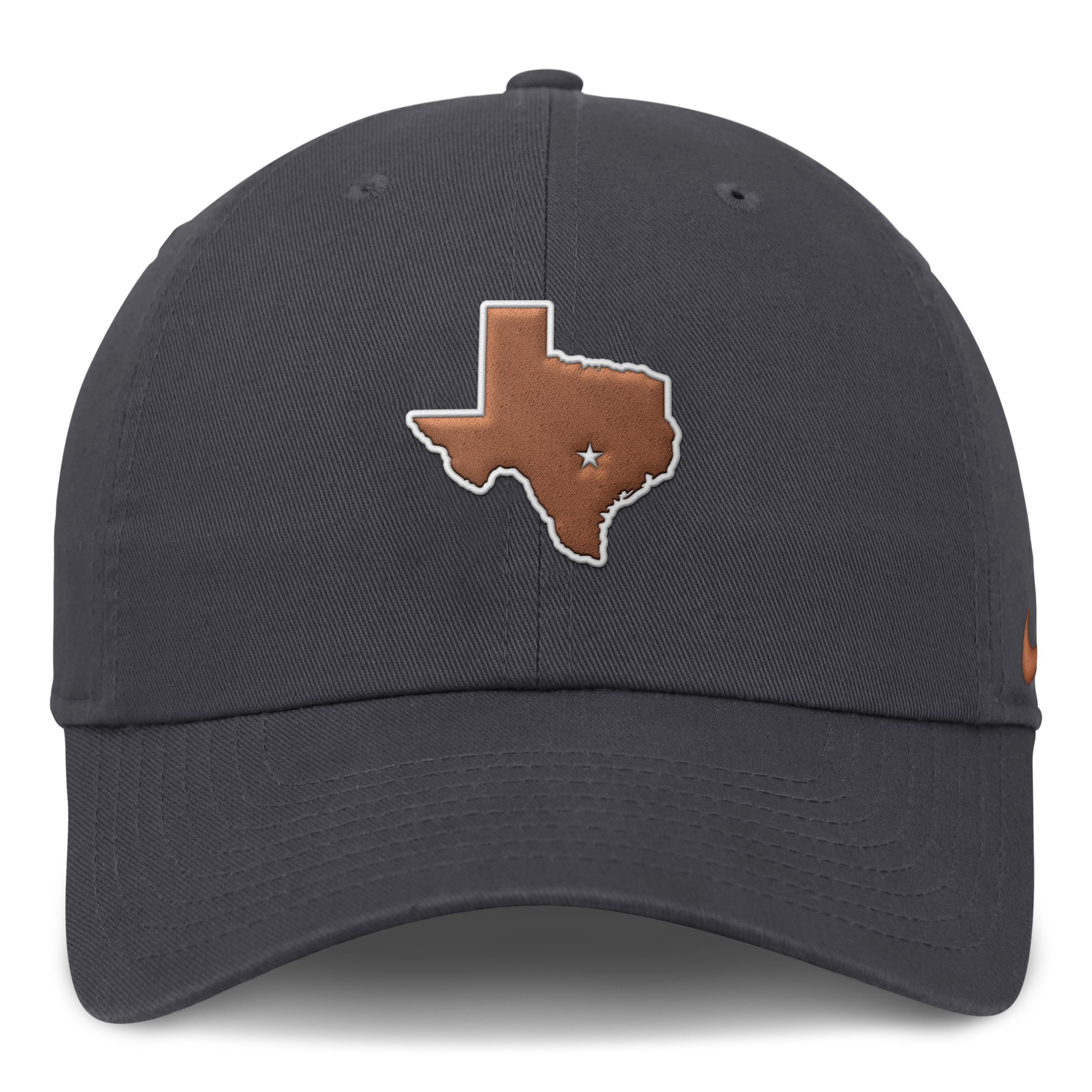 Men's Nike Anthracite Texas Longhorns Club Dri-FIT Adjustable Hat