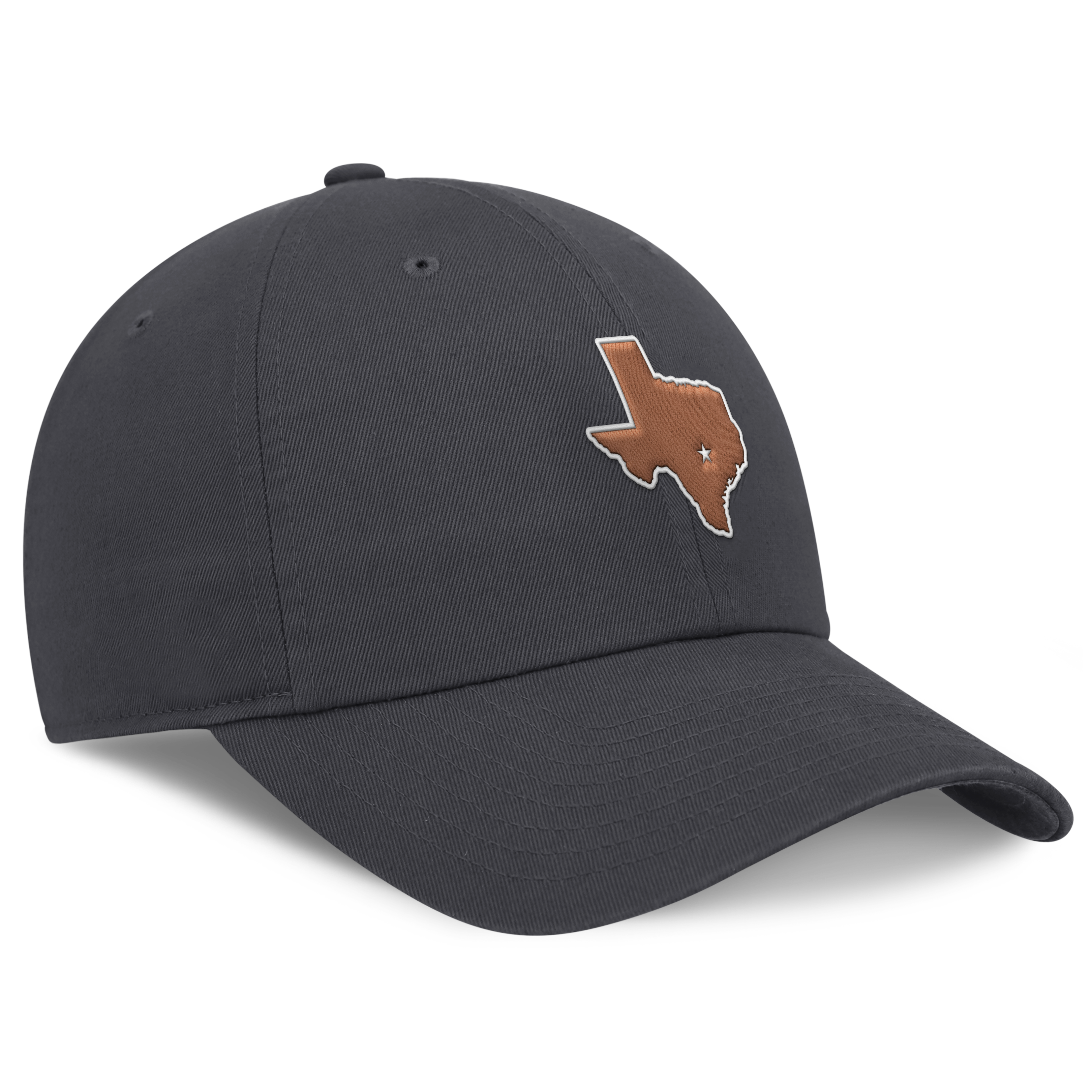 Men's Nike Anthracite Texas Longhorns Club Dri-FIT Adjustable Hat