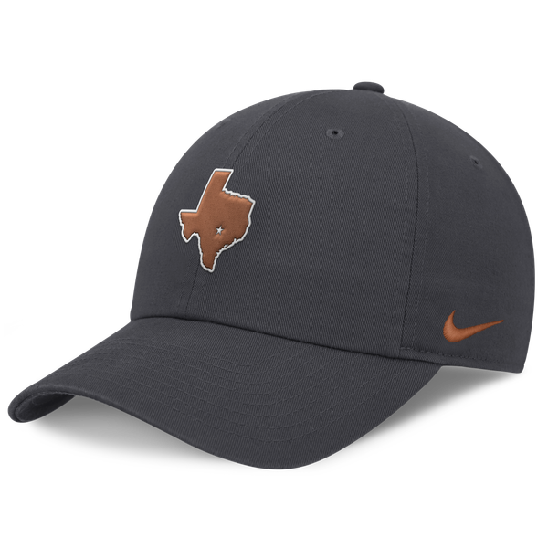 Men’s Nike Anthracite Texas Longhorns Club Dri-FIT Adjustable Hat