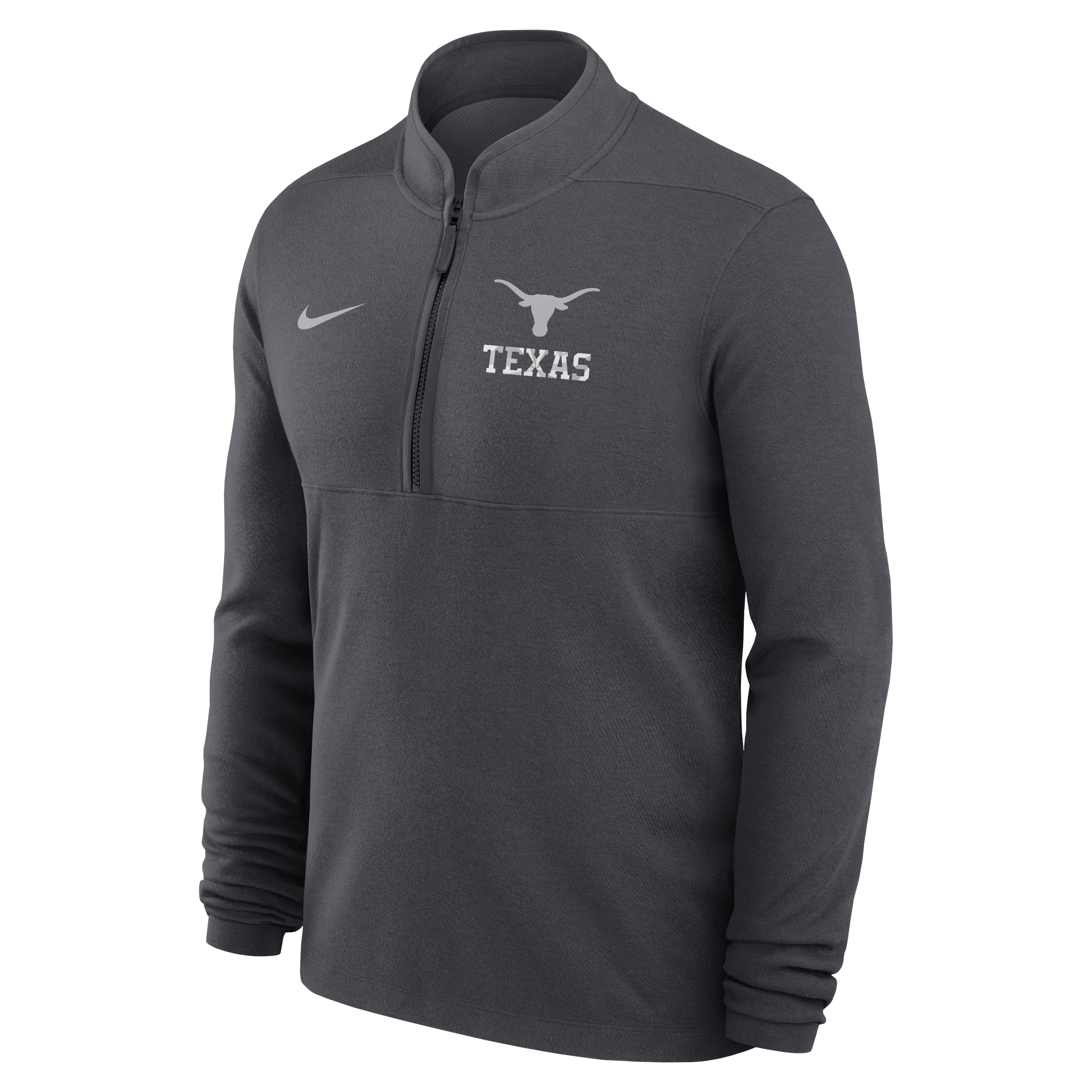 Pull-over Nike Dri-FIT Victory demi-zip anthracite Texas Longhorns pour homme
