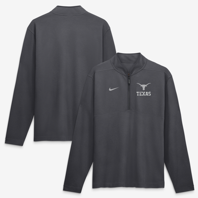  Texas Longhorns Nike Dri-FIT Victory Half-Zip Pullover - Anthracite
