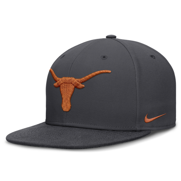 Men’s Nike Anthracite Texas Longhorns Pro Dri-FIT Fitted Hat