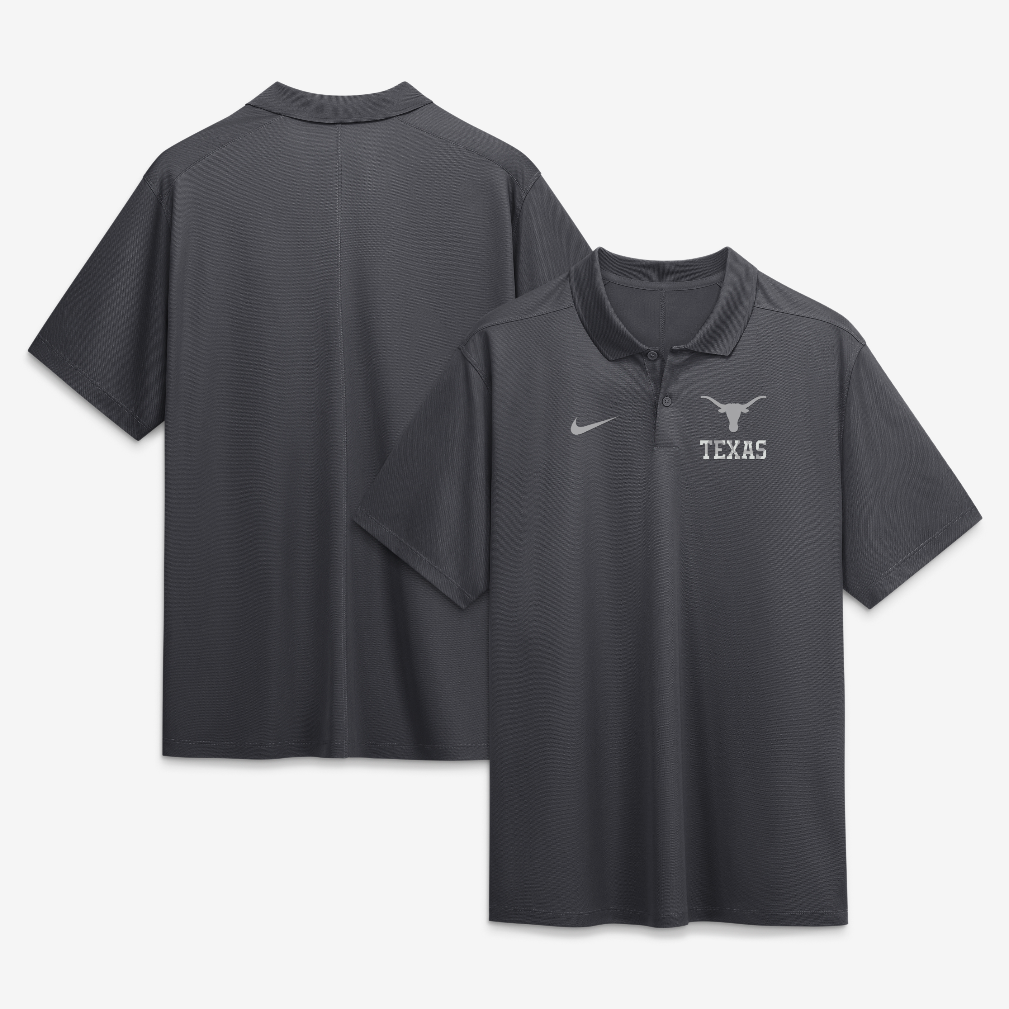 Polo Nike Victory Dri-FIT anthracite Texas Longhorns pour homme
