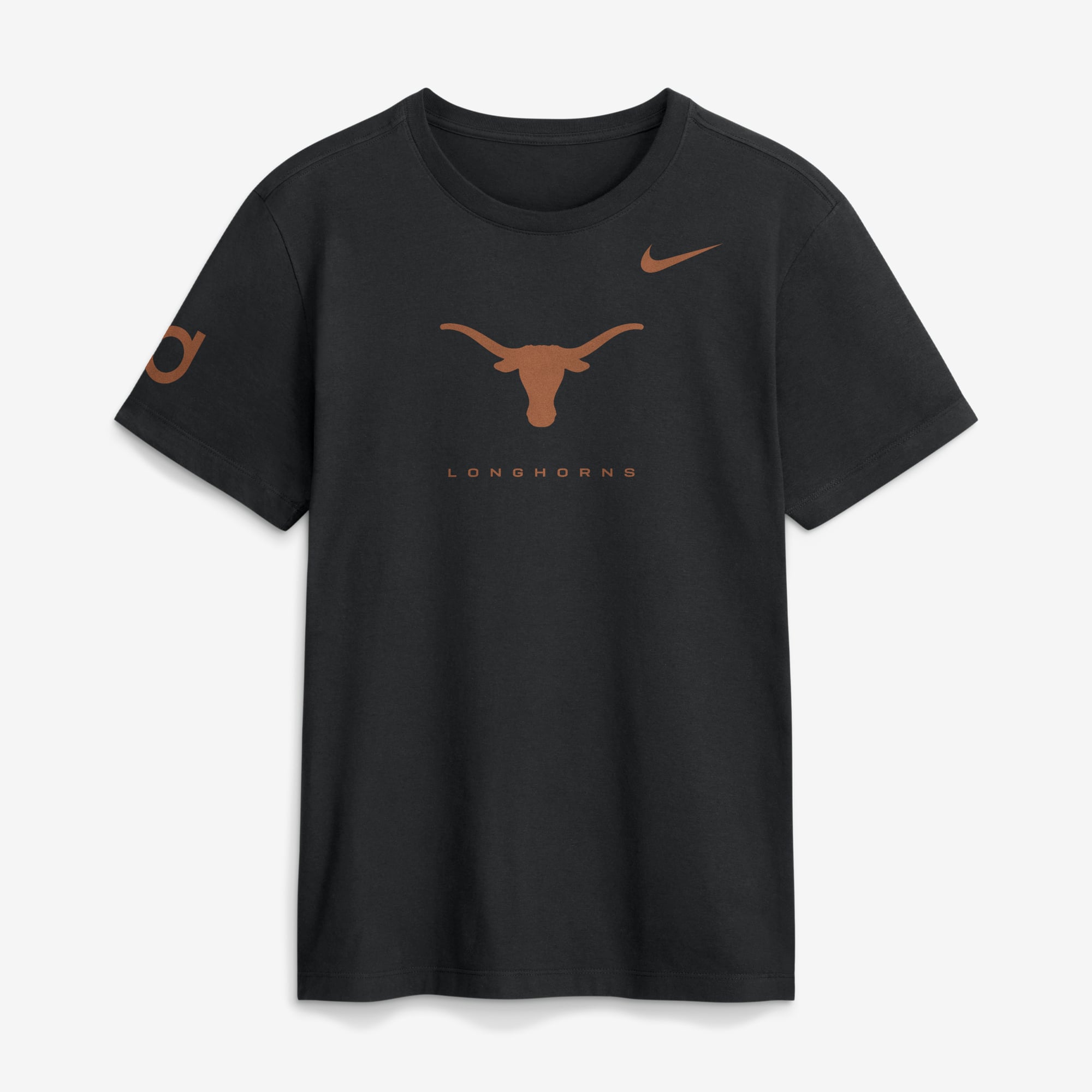 T-shirt Nike Dri-FIT noir pour homme, Texas Longhorns Courtside