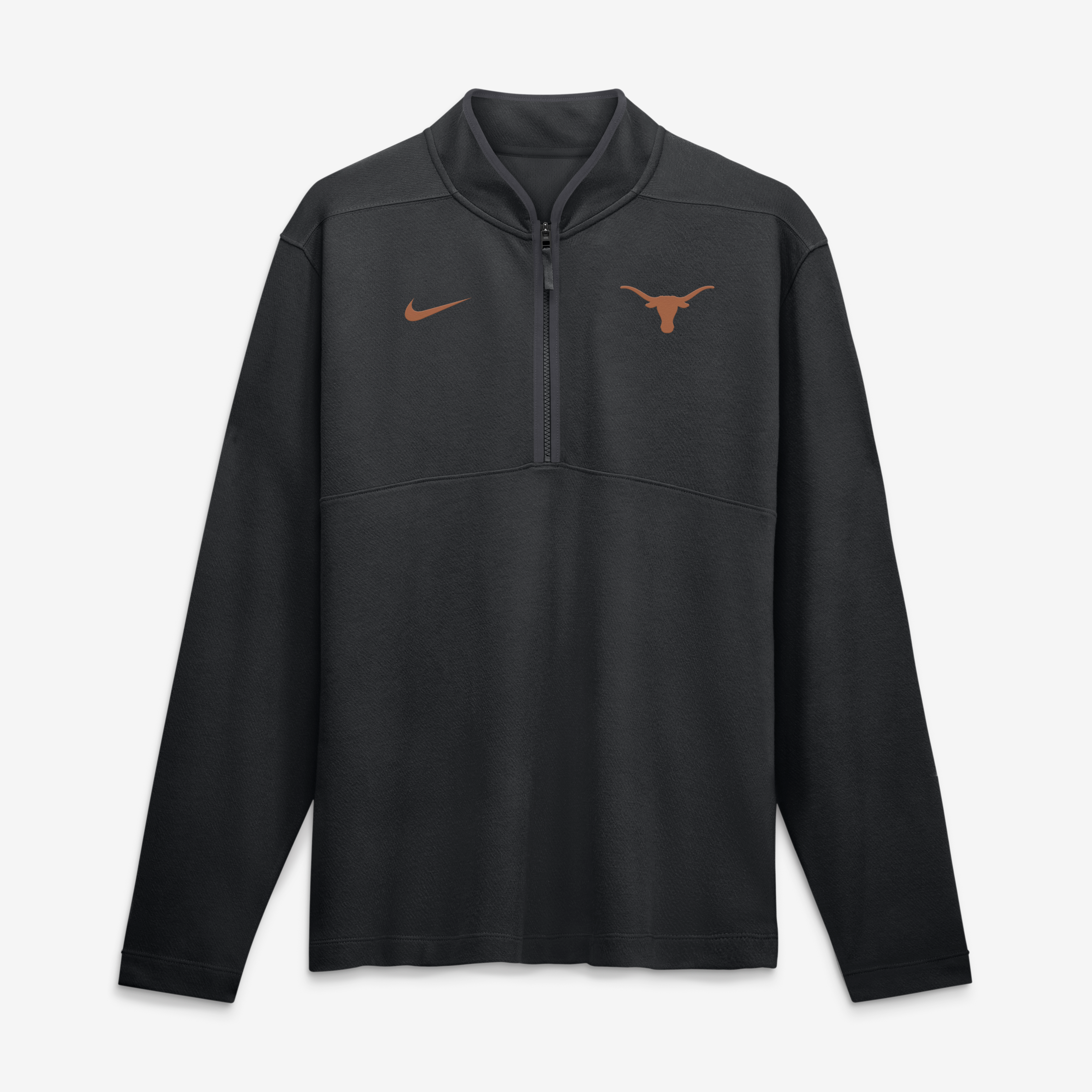 Pull-over Nike Texas Orange Longhorns Dri-FIT Victory à demi-zip pour homme