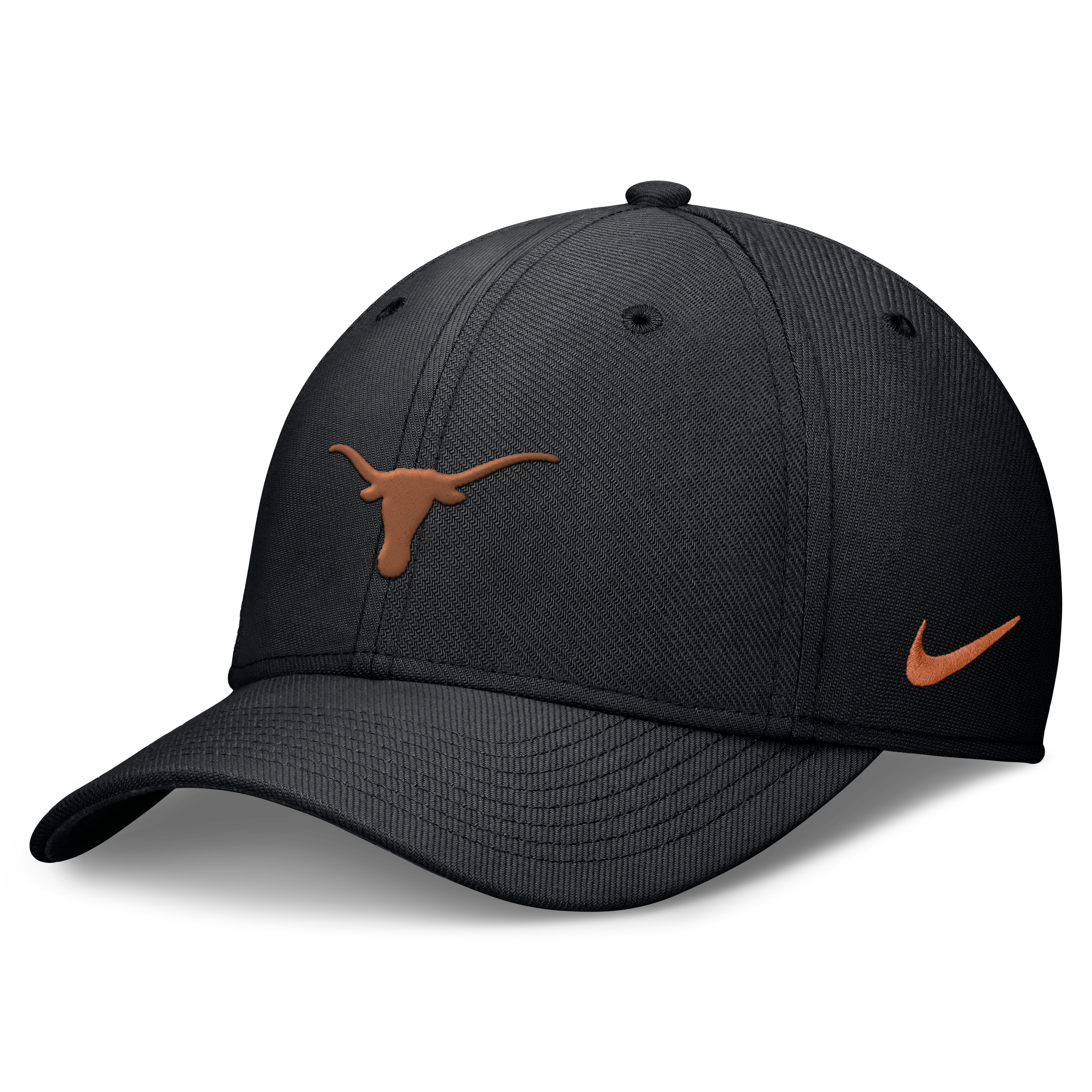 Men's Nike Texas Longhorns Rise SwooshFlex Dri-FIT Hat