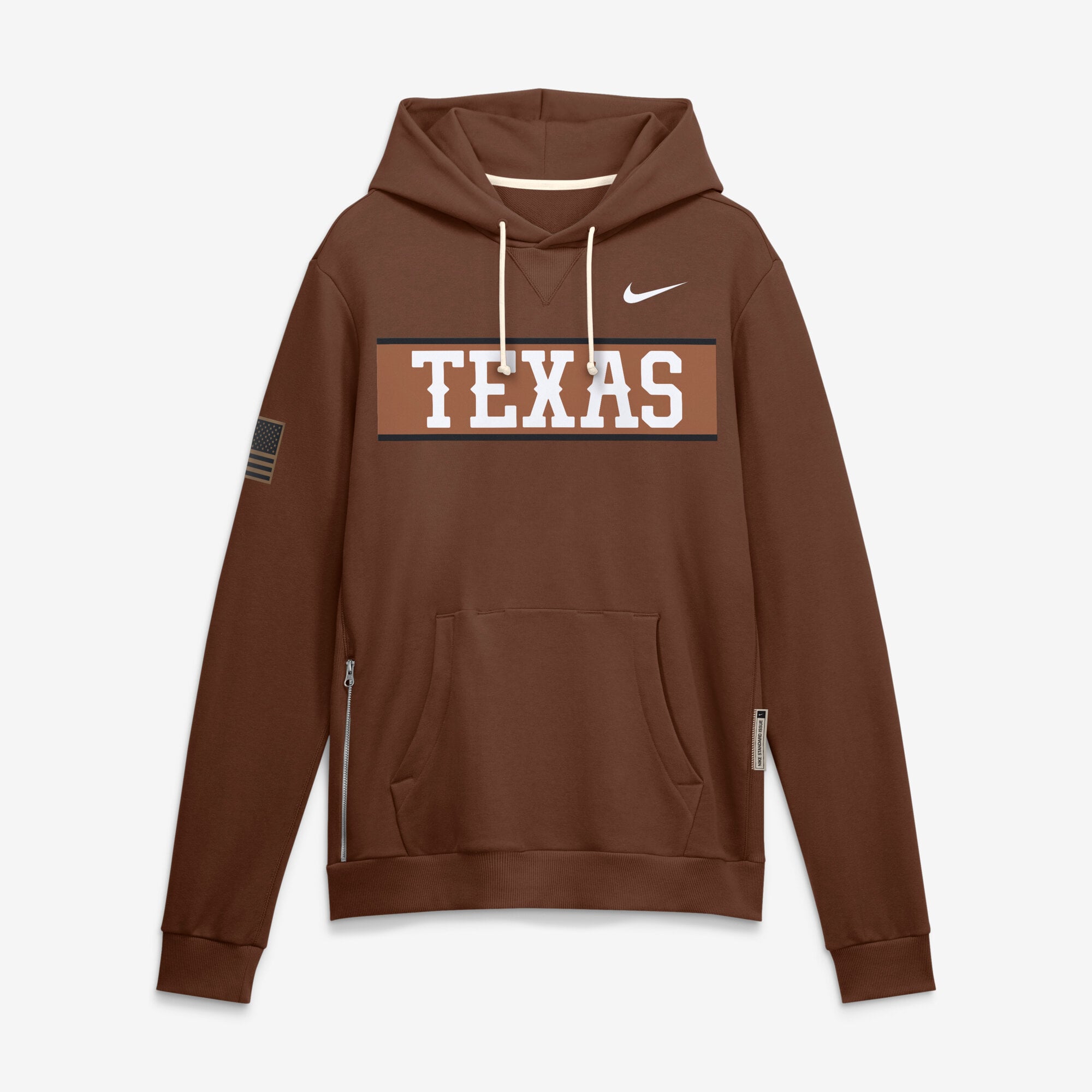 Men's Nike Brown Texas Longhorns 2026 Military Appreciation Sideline ...