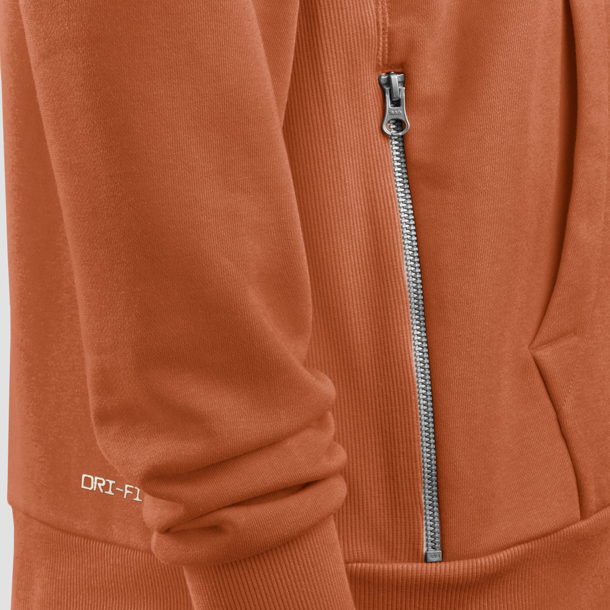 Men's Nike Burnt Orange Texas Longhorns 2025 Sideline Standard Issue Dri-FIT Full-Zip Hoodie