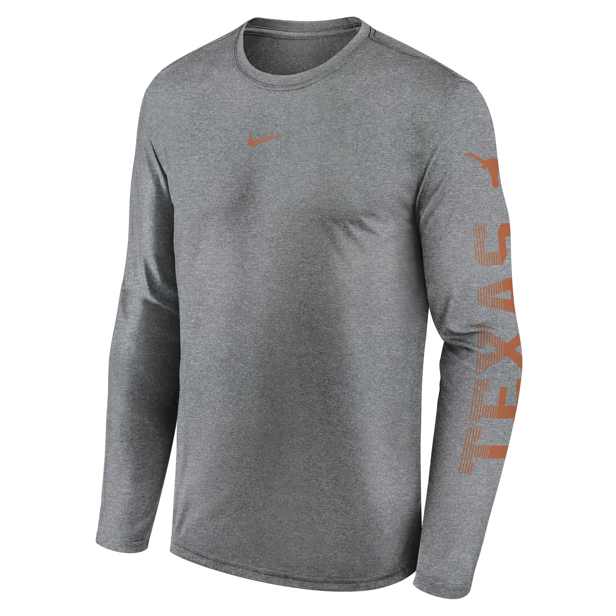 Men's Nike Texas Orange Longhorns Primetime Logo Sleeve Legend Dri-FIT Long T-Shirt