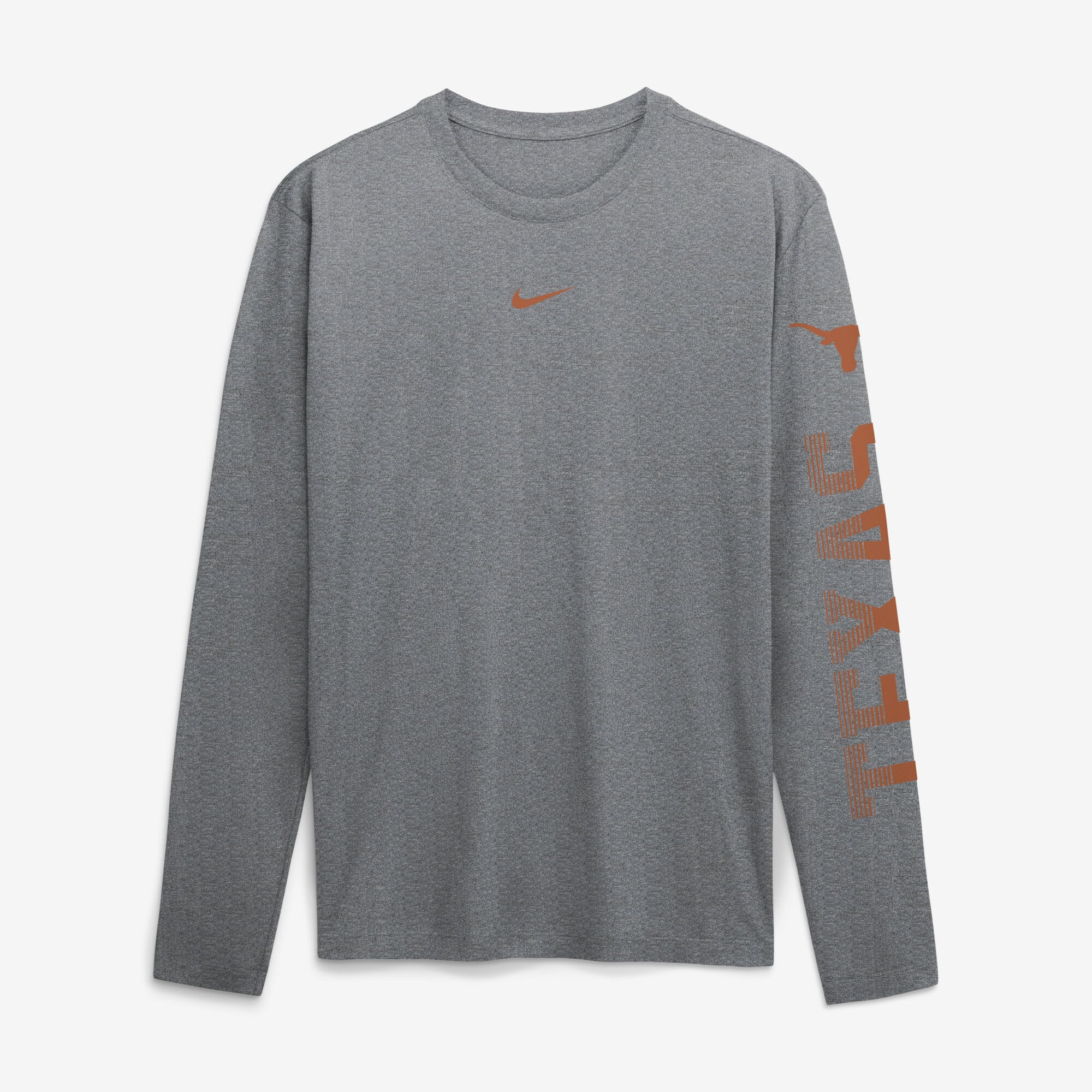 Men's Nike  Texas Orange Longhorns Primetime Logo Sleeve Legend Dri-FIT Long T-Shirt