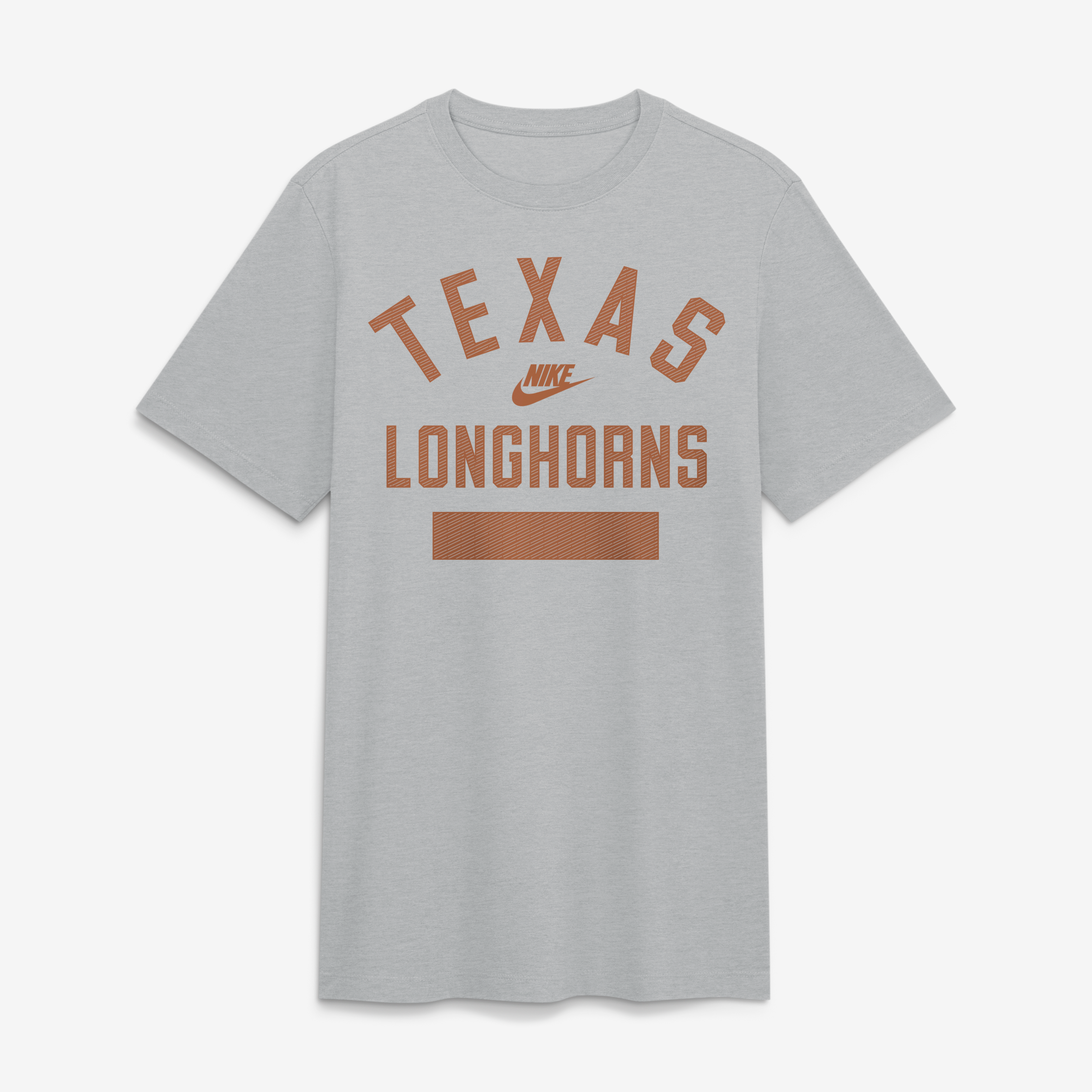 Men's Nike  Heather Gray Texas Longhorns Arch Wordmark Legacy Tri-Blend T-Shirt