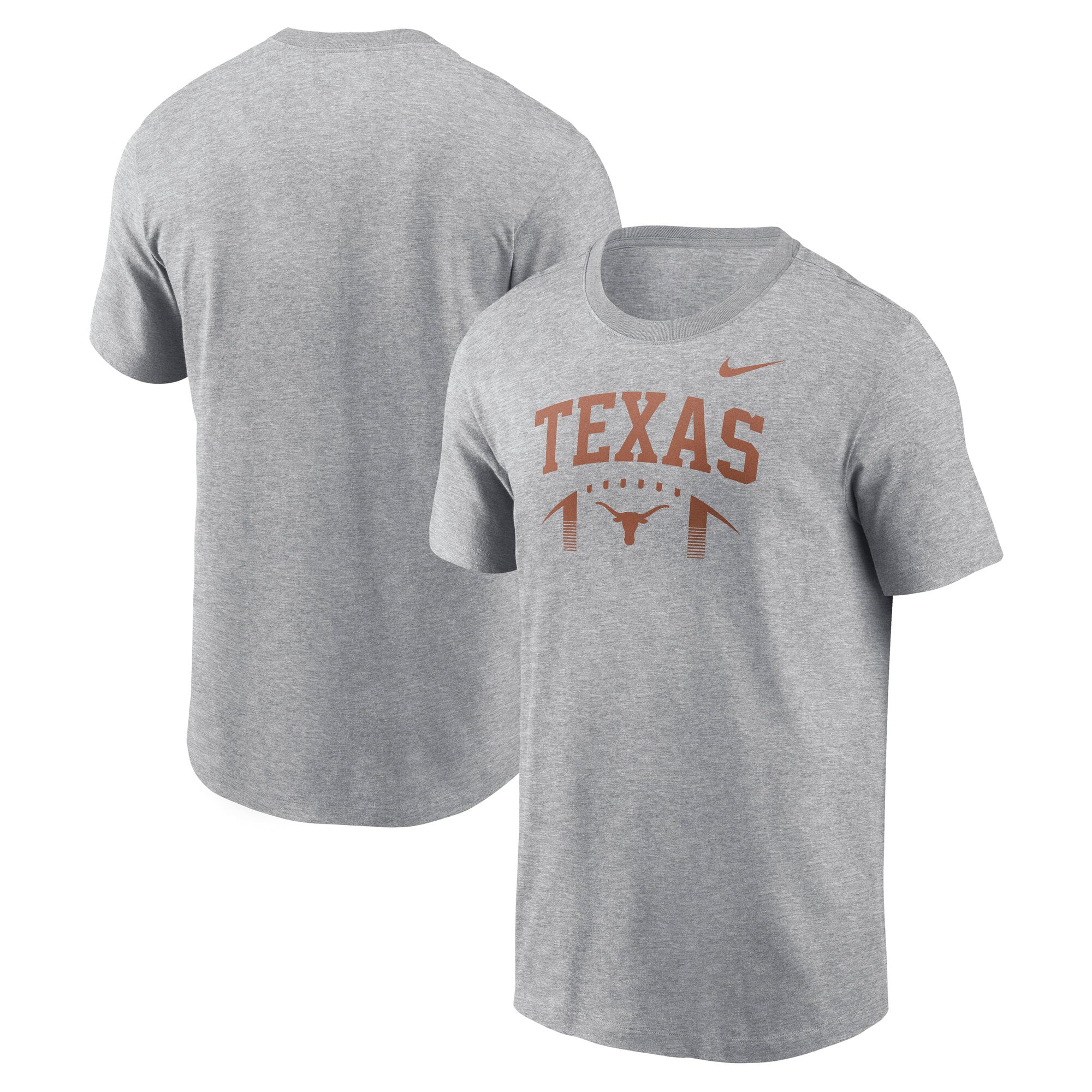 Men's Nike  Texas Orange Longhorns Primetime Football Icon T-Shirt