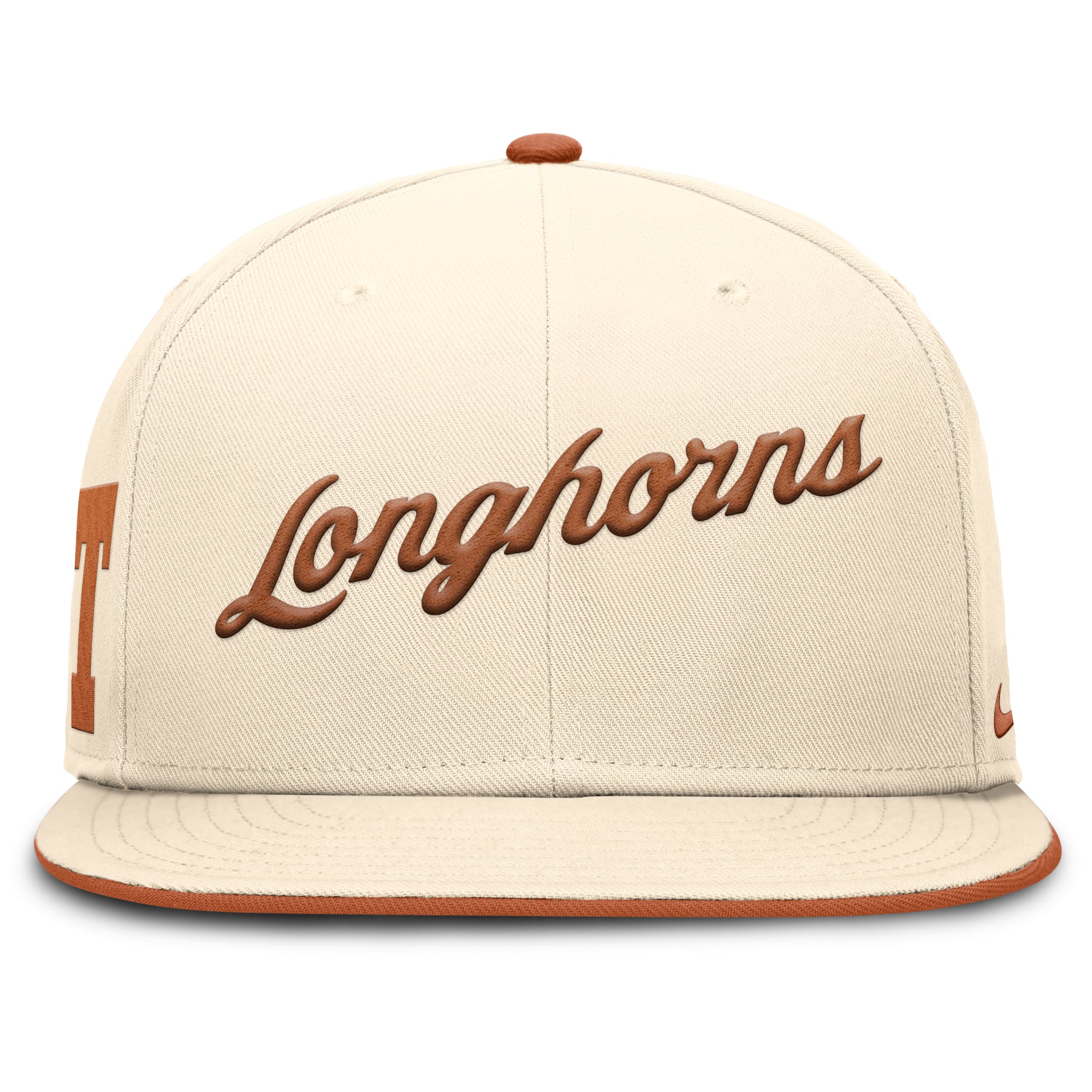 Men's Nike Natural Texas Longhorns 2026 Primetime True Fitted Hat