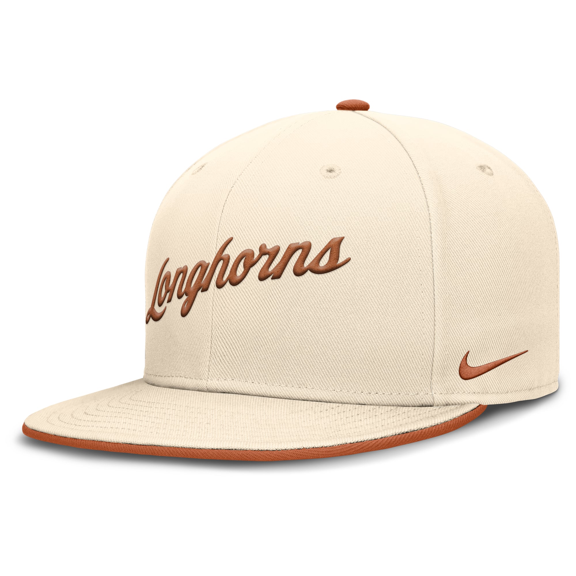 Men's Nike Natural Texas Longhorns 2026 Primetime True Fitted Hat