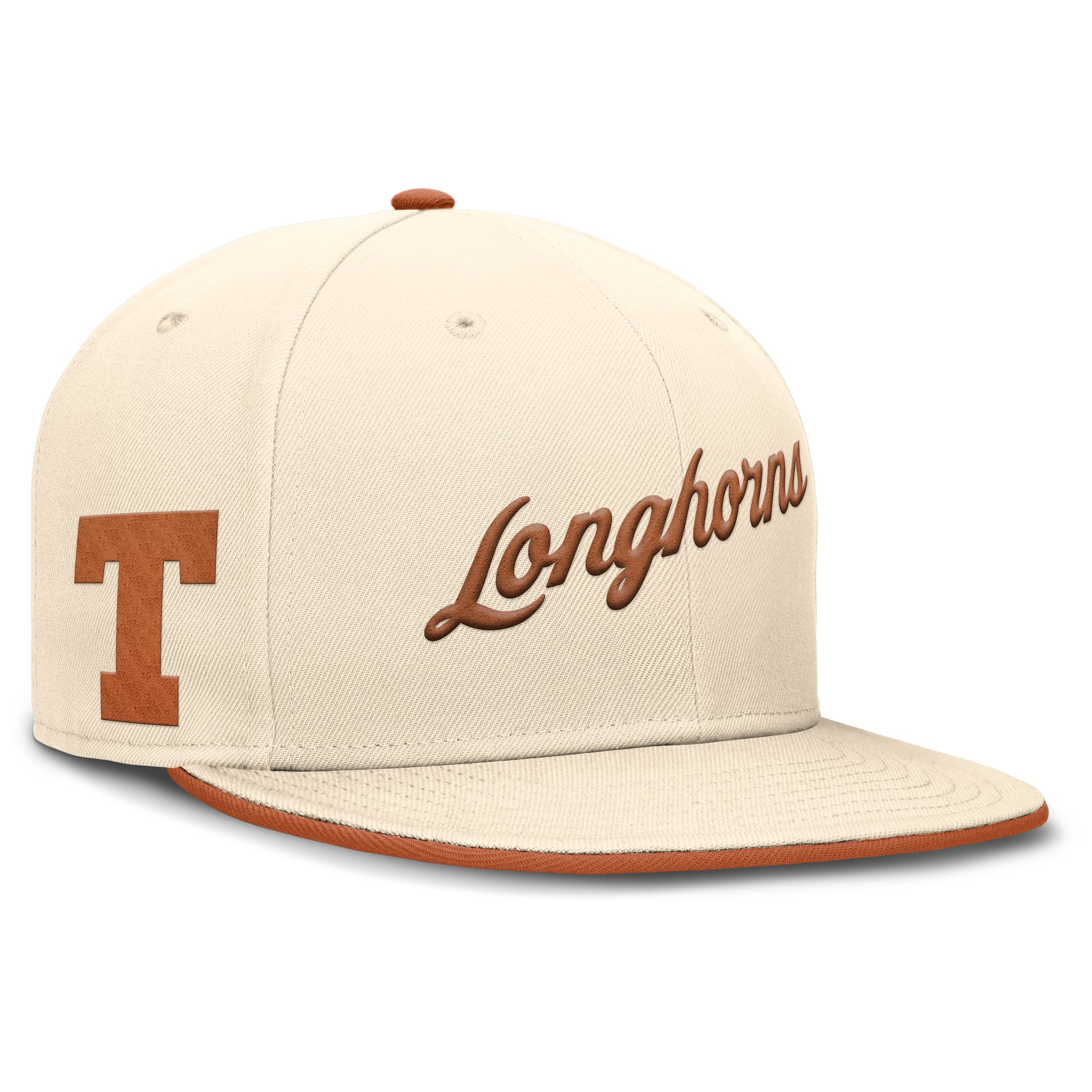 Men's Nike Natural Texas Longhorns 2026 Primetime True Fitted Hat