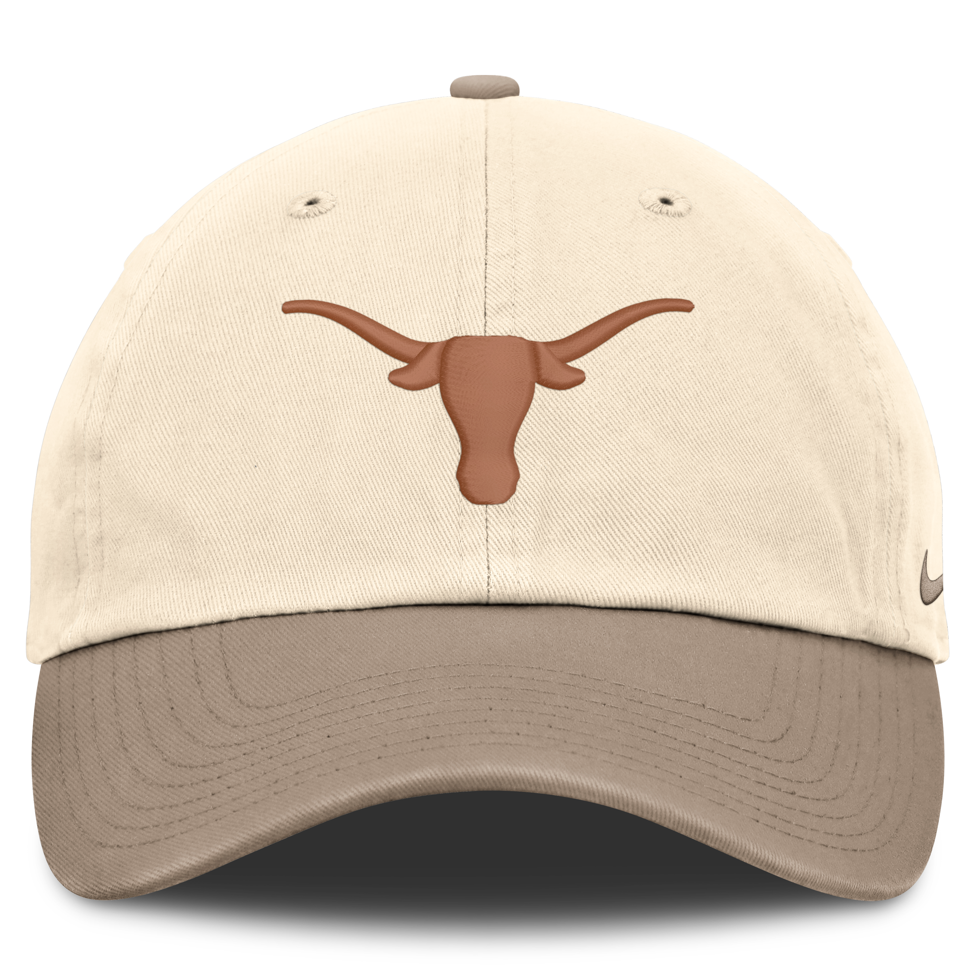 Men's Nike Natural/Khaki Texas Longhorns Two-Tone Club Adjustable Hat