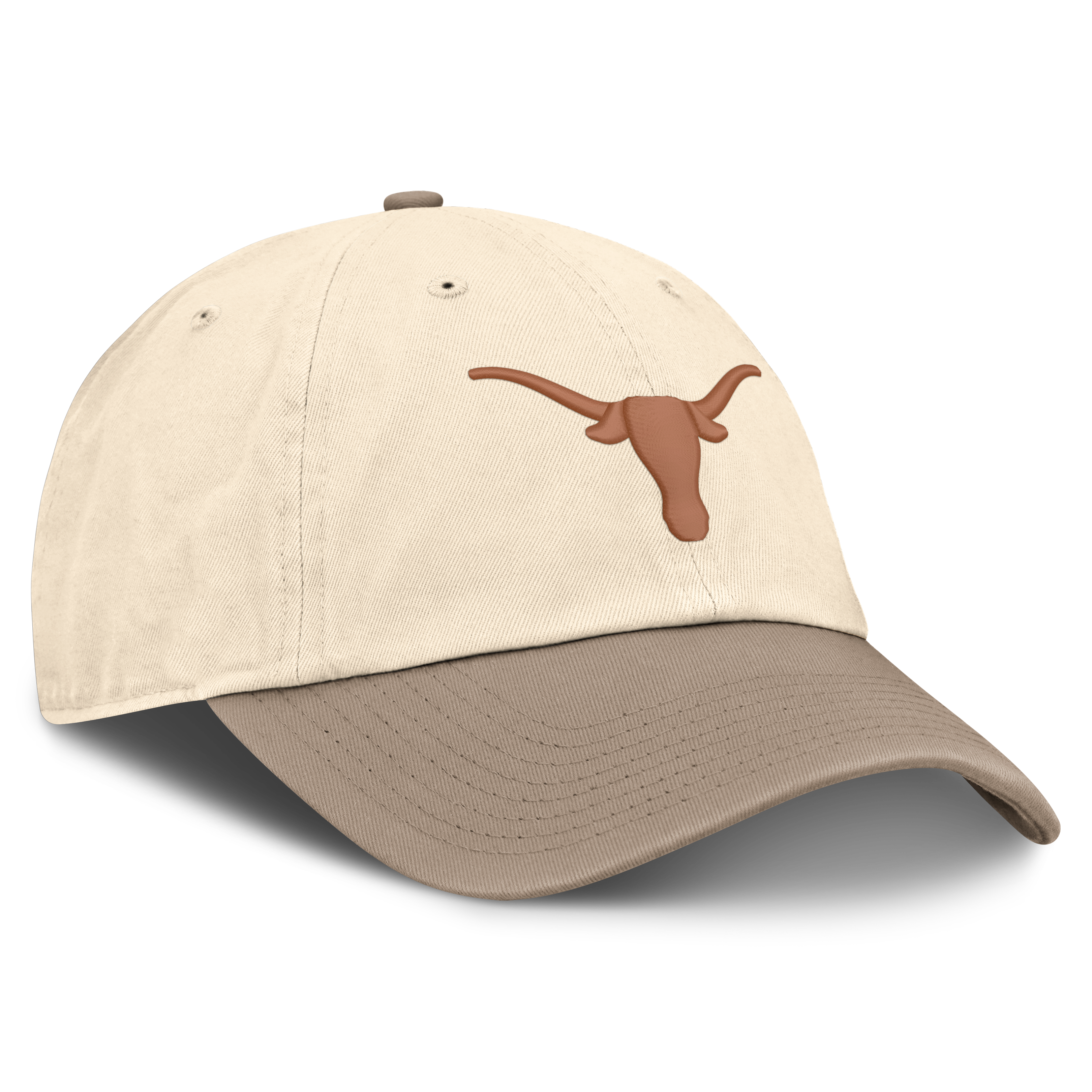 Men's Nike Natural/Khaki Texas Longhorns Two-Tone Club Adjustable Hat