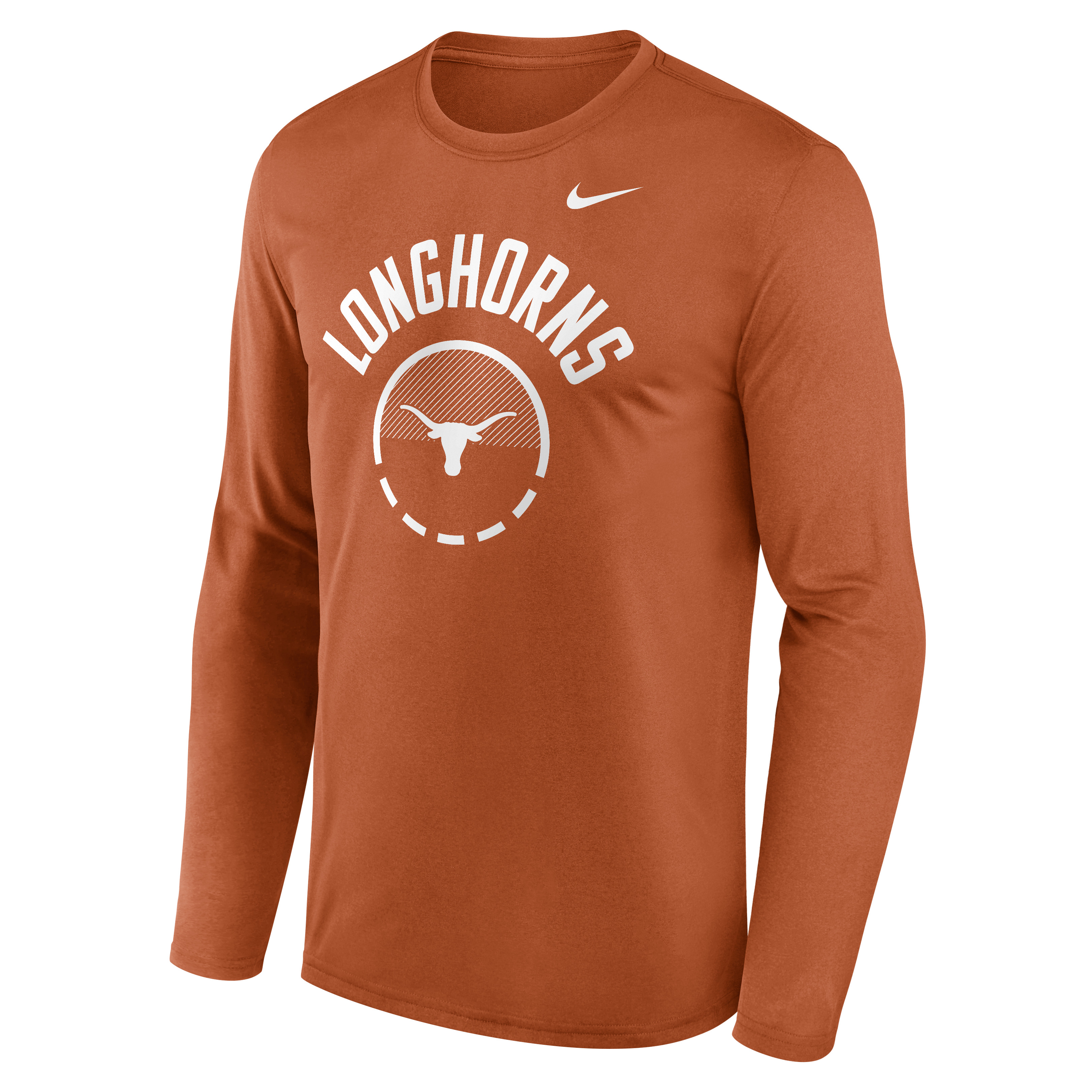 T-shirt à manches longues Nike Texas Orange Longhorns 2026 Courtside Basketball Shootaround Legend Dri-FIT pour homme