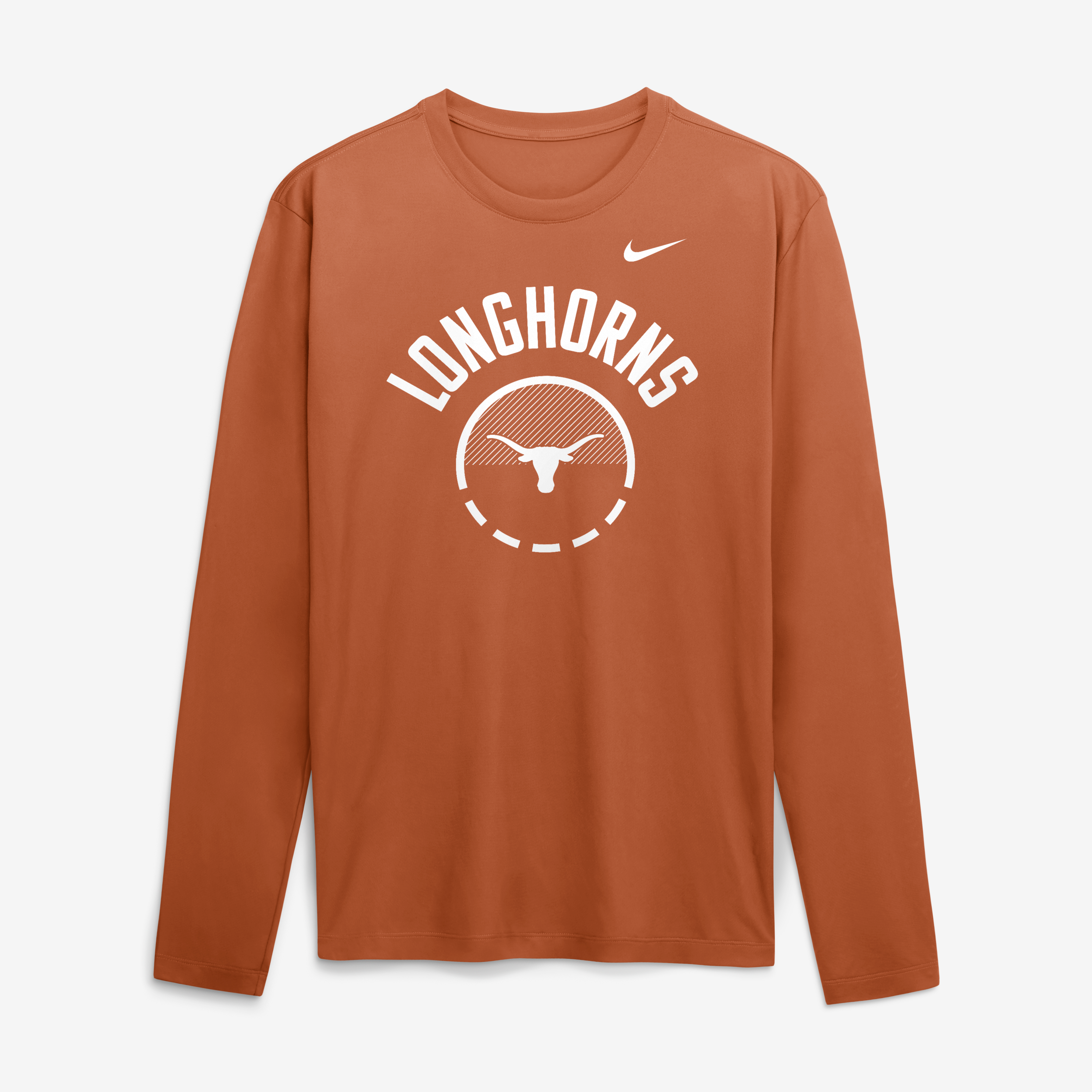 T-shirt à manches longues Nike Texas Orange Longhorns 2026 Courtside Basketball Shootaround Legend Dri-FIT pour homme