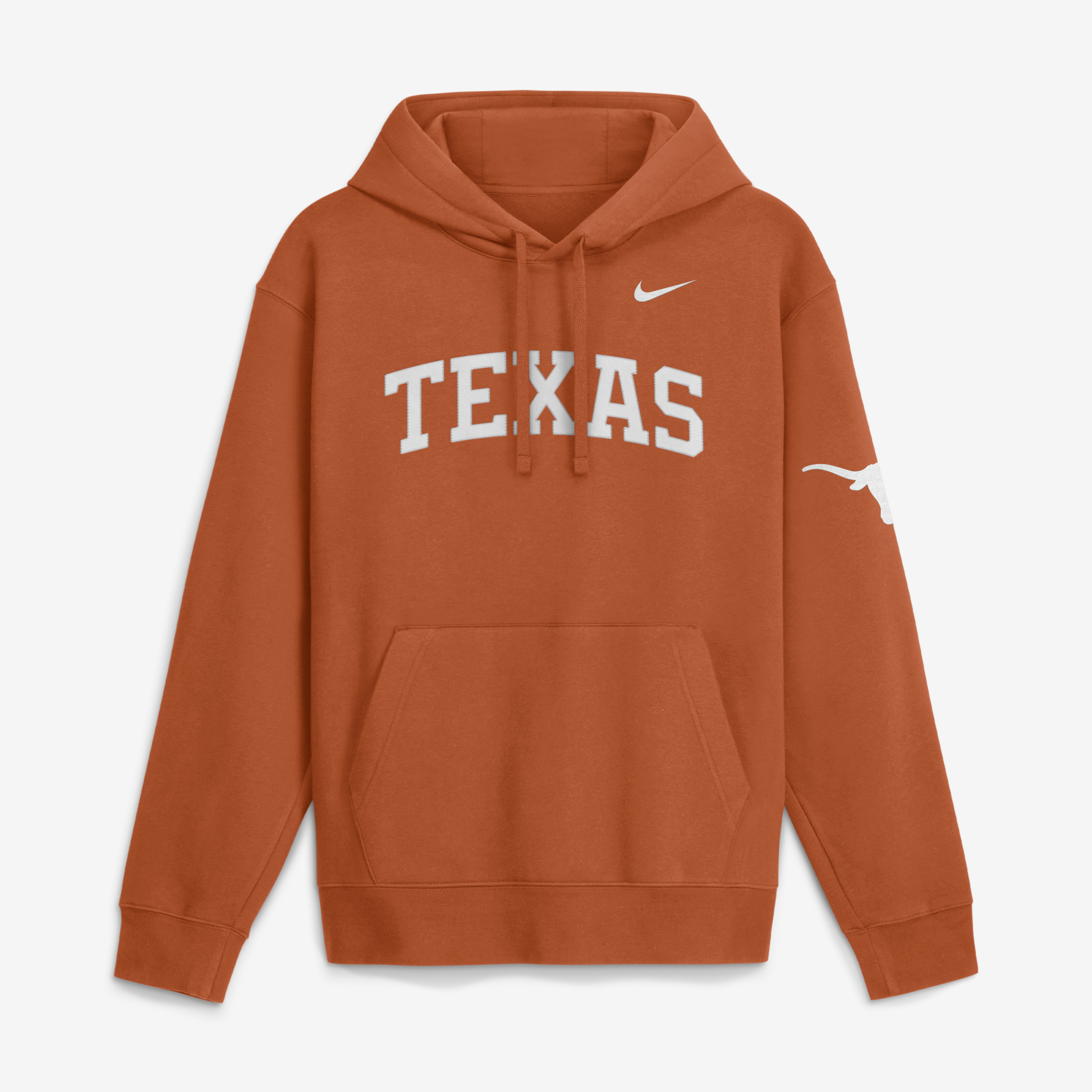 Men's Nike Texas Orange Texas Longhorns 2026 Sideline Club Fleece Hoodie
