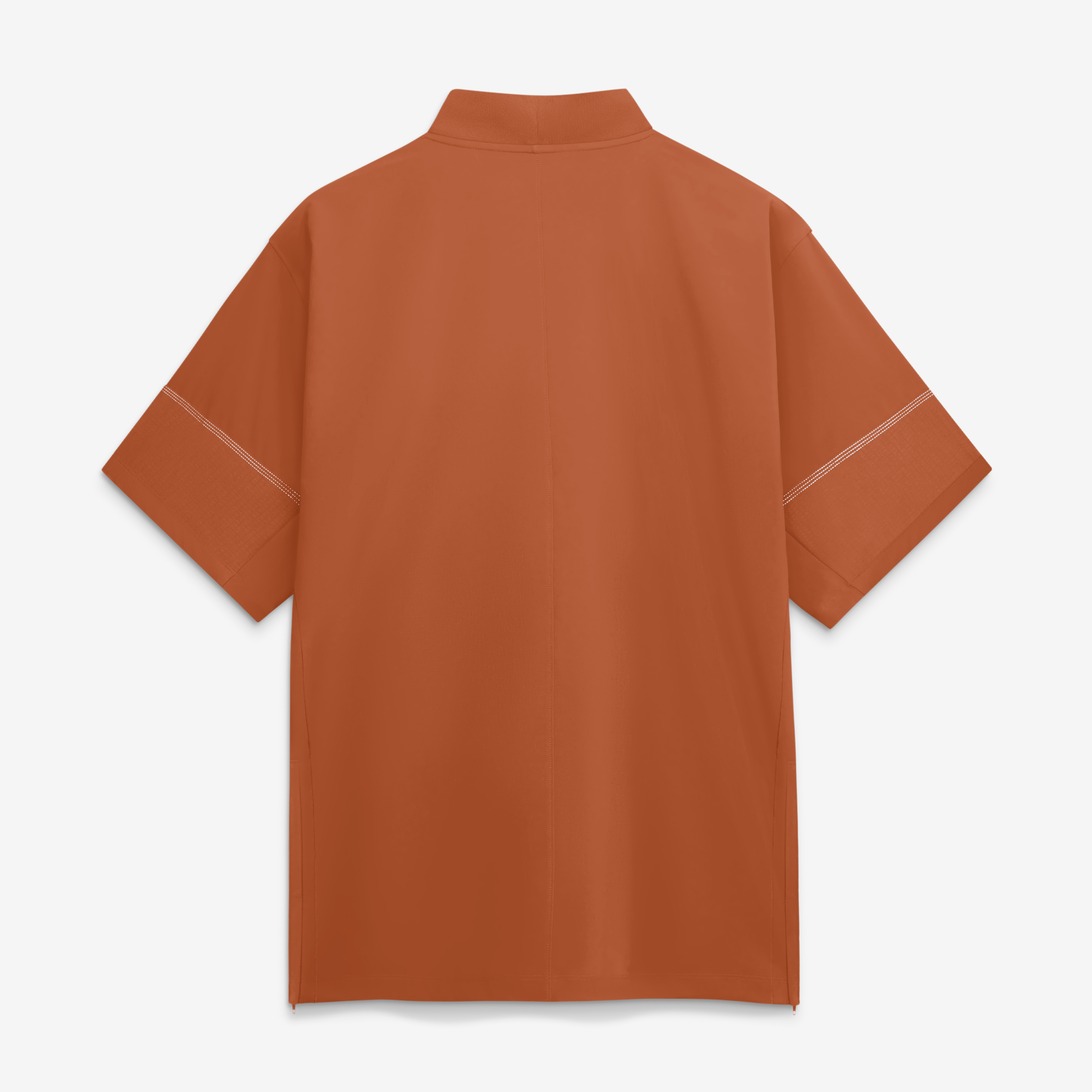 Men's Nike Texas Orange Longhorns 2026 Sideline Short Sleeve Quarter-Zip Coaches Jacket