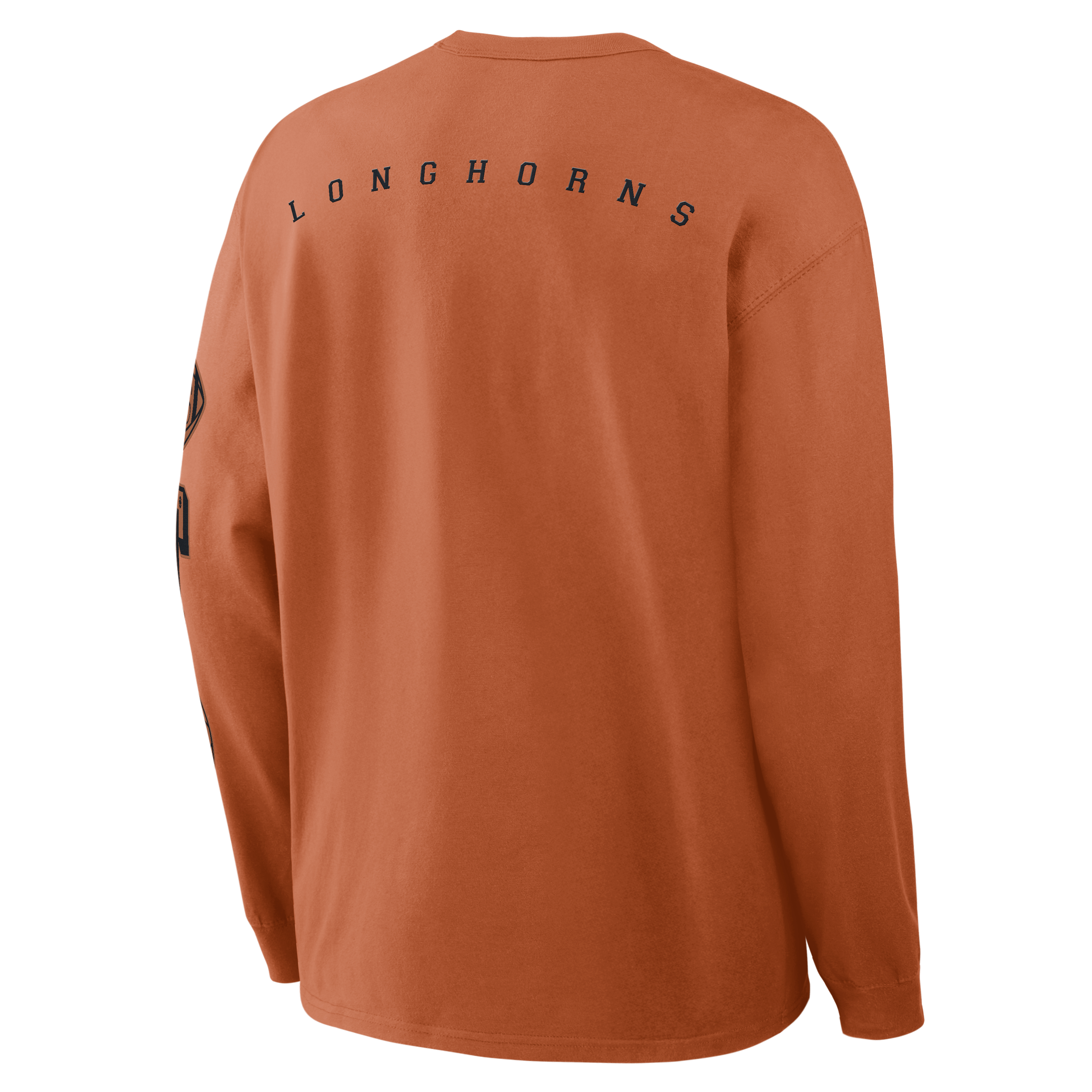 T-shirt à manches longues Nike Texas Orange Longhorns Academic pour homme avec poche