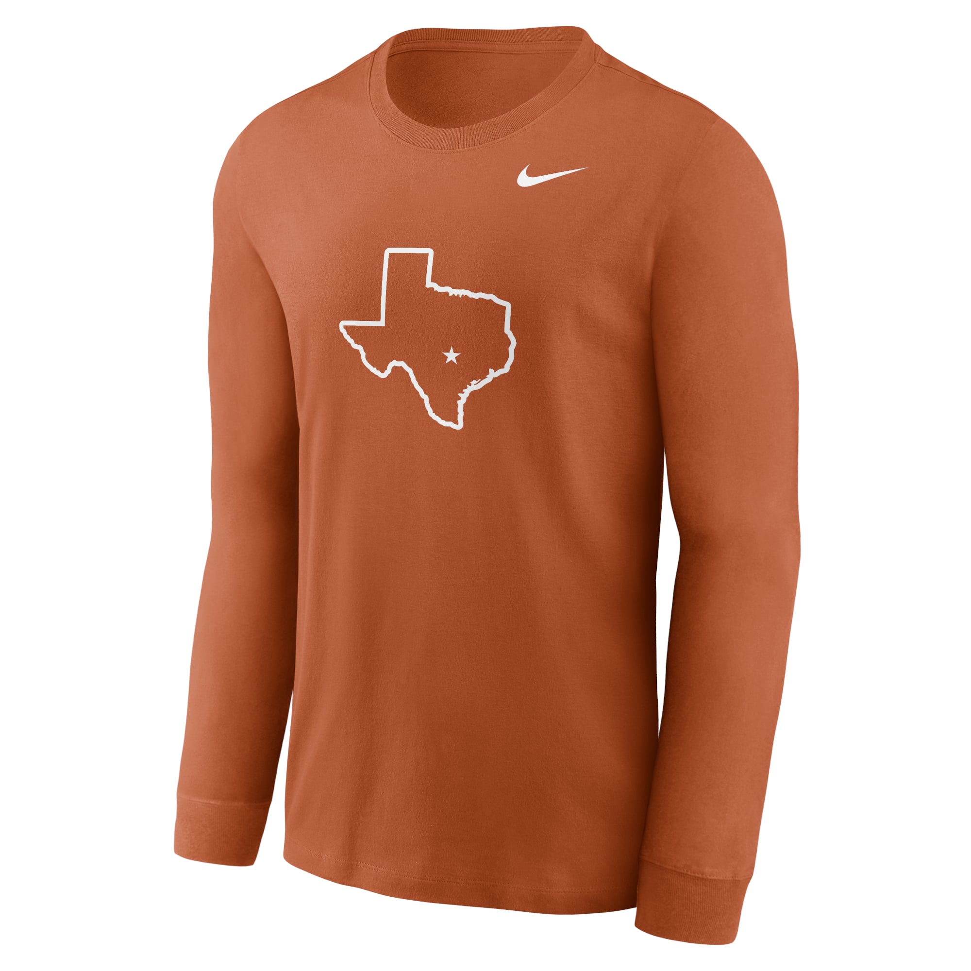 T-shirt à manches longues Nike Texas Orange Longhorns Alternate Logo pour homme