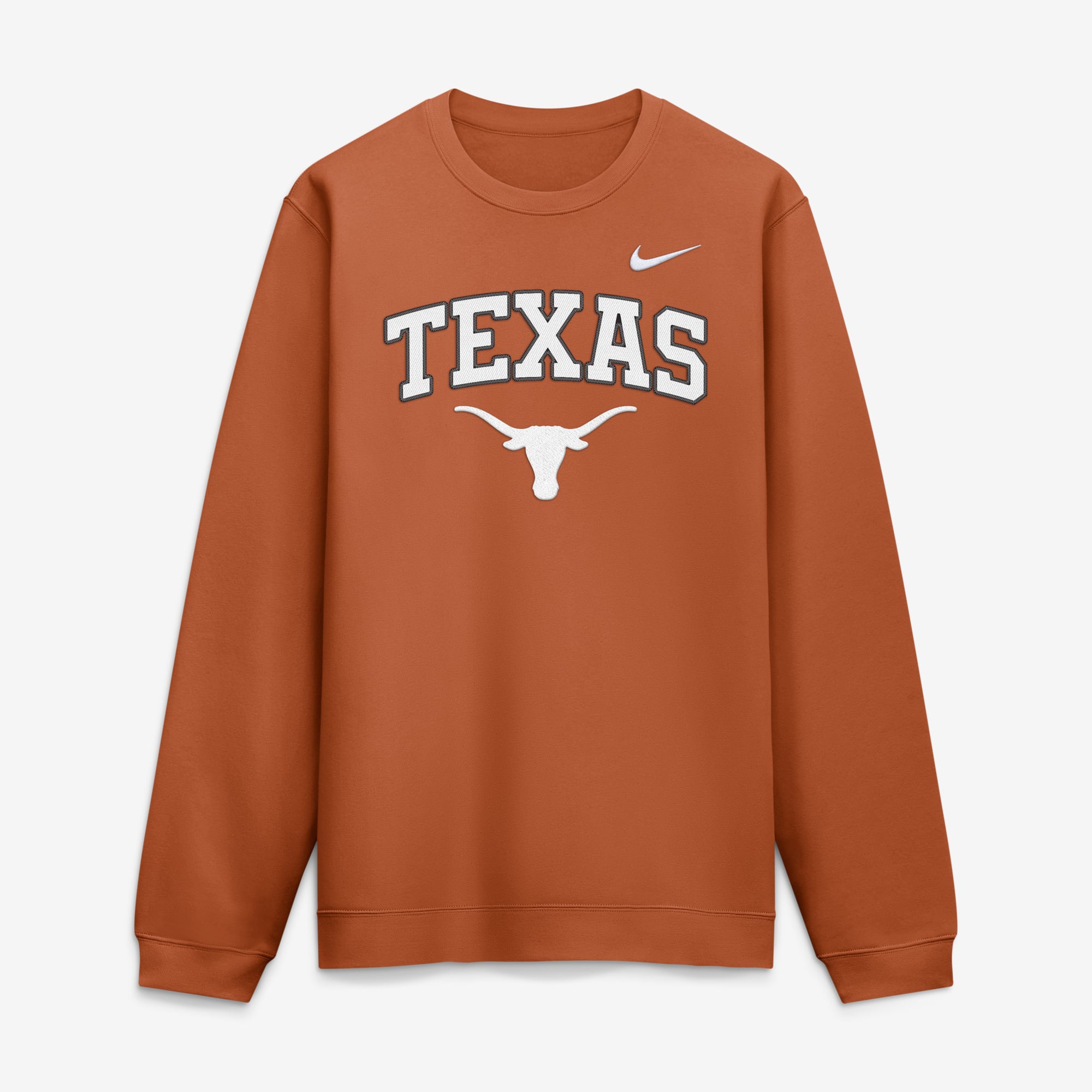 Men's Nike Texas Orange Longhorns Arch Pullover Sweatshirt