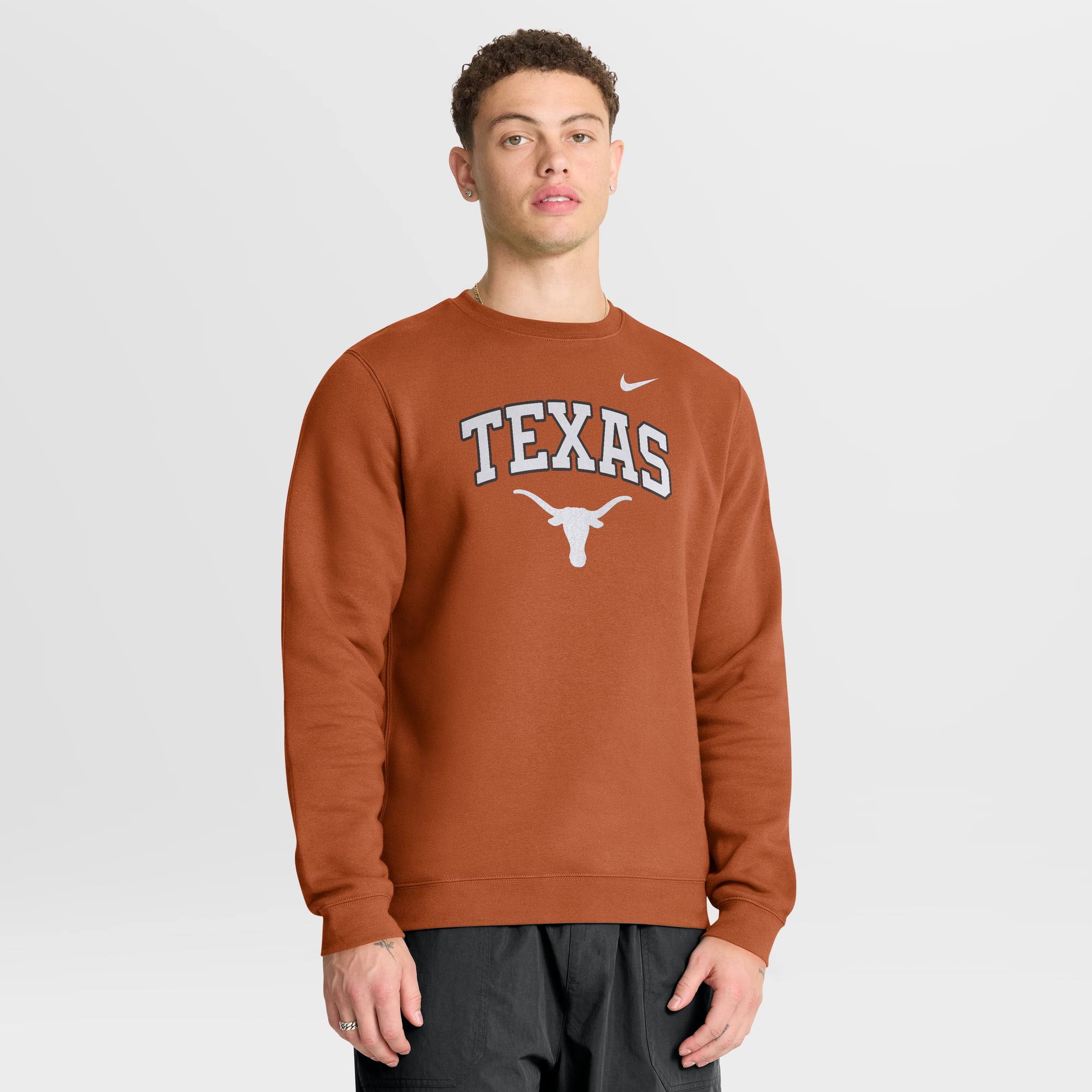 Sweat-shirt Nike Texas Orange Longhorns Arch pour homme