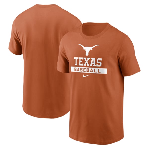 Men’s Nike Texas Orange Texas Longhorns Baseball T-Shirt