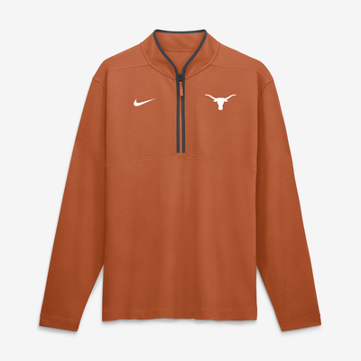  Texas Longhorns Nike Dri-FIT Victory Half-Zip Pullover - Texas Orange