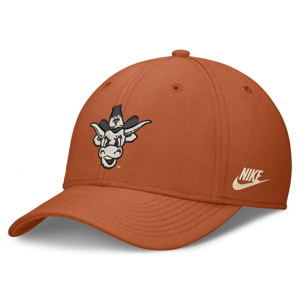 Men’s Nike Texas Orange Texas Longhorns Dri-FIT Vintage Rise Swooshflex Flex Hat