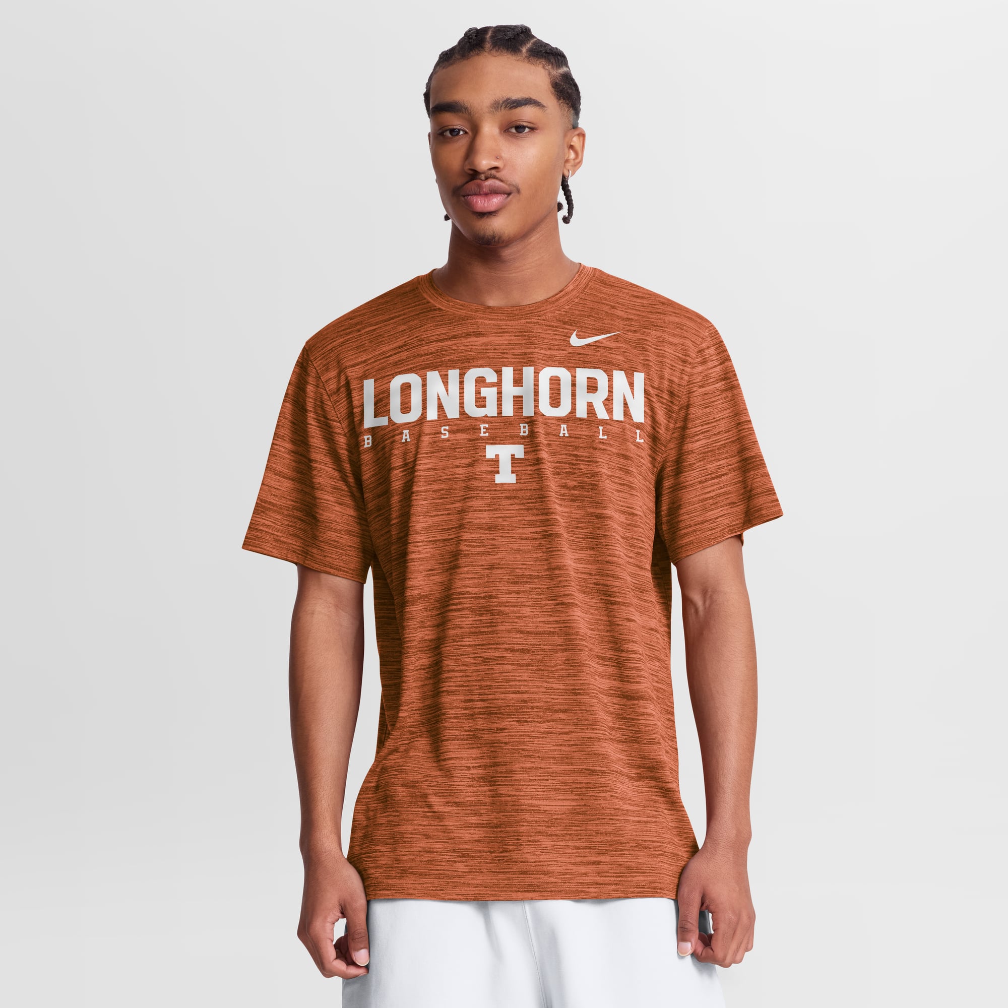 Men's Nike Texas Orange Longhorns Dugout Velocity Dri-FIT T-Shirt