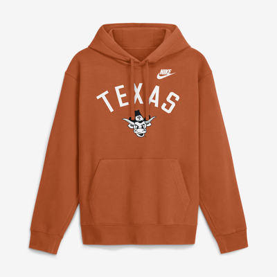 Texas Longhorns Nike Legacy Arch Club Hoodie - Texas Orange